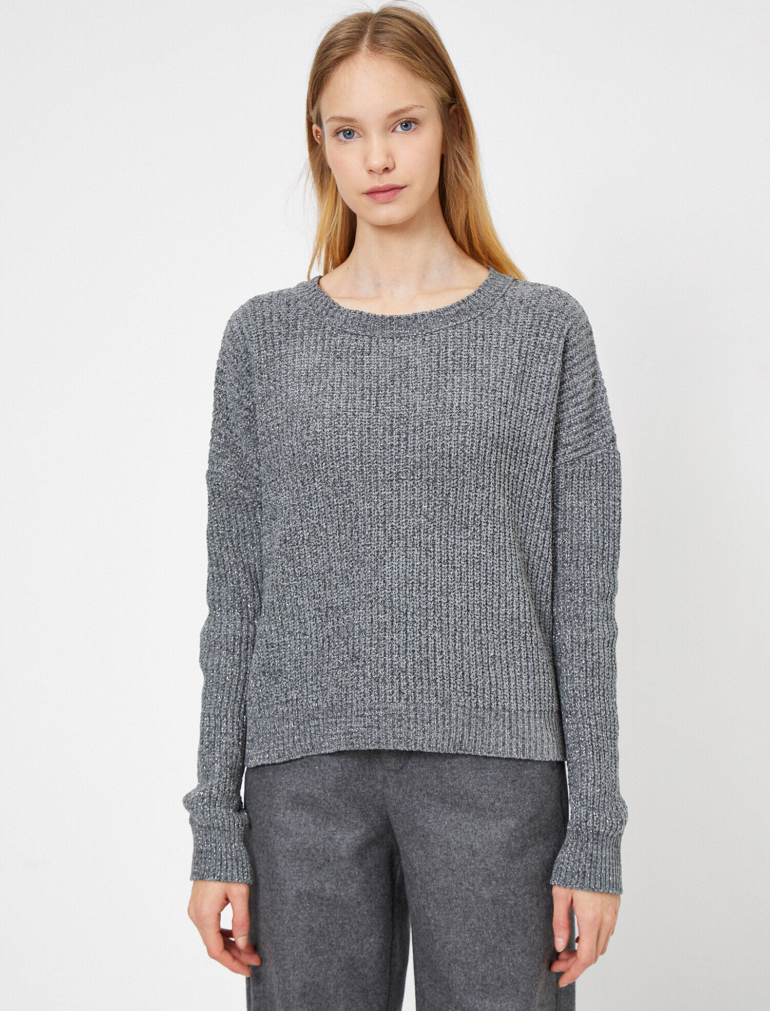   Örgülü Triko Kazak