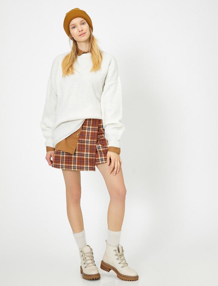  Bisiklet Yaka Triko Kazak