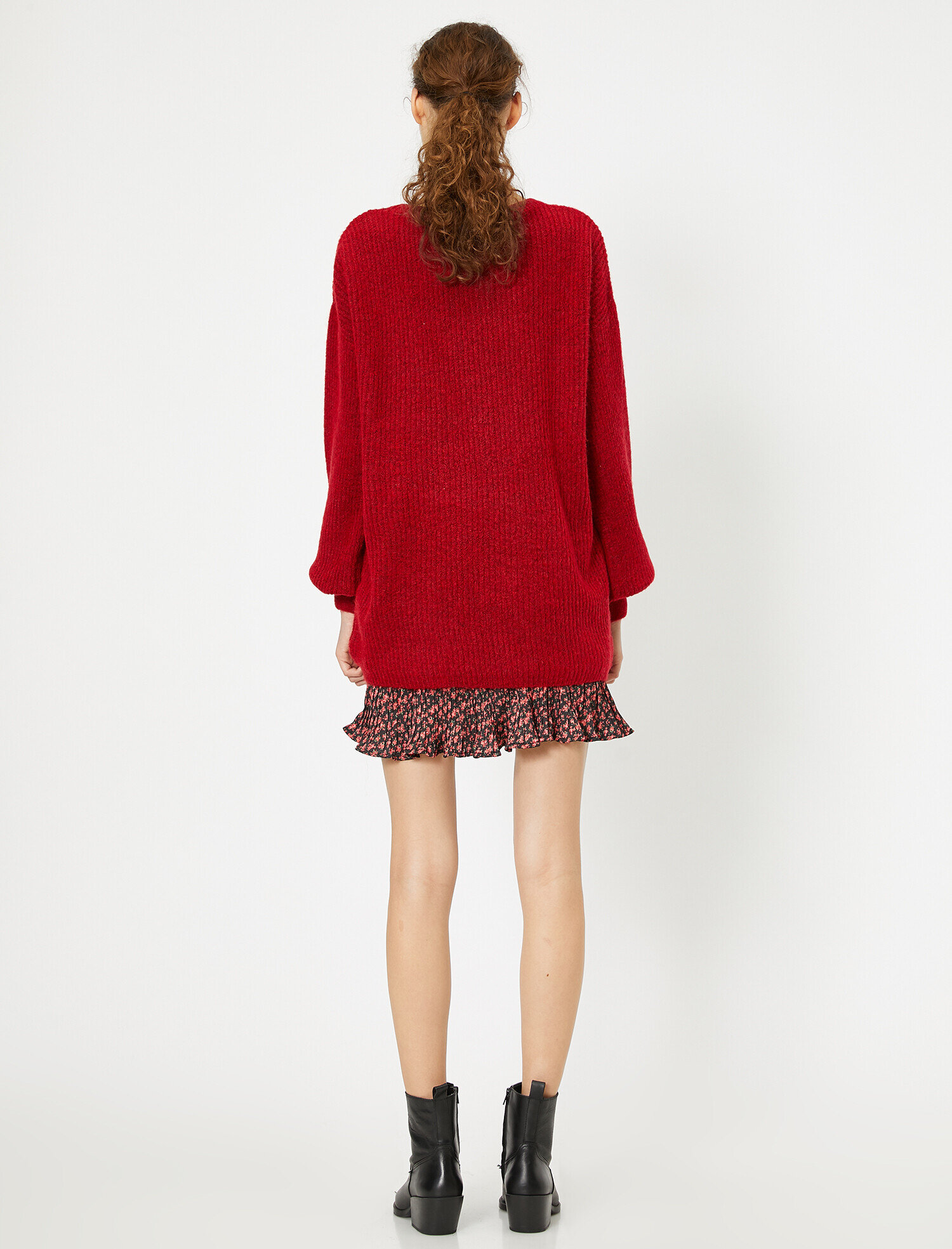   Bisiklet Yaka Triko Kazak