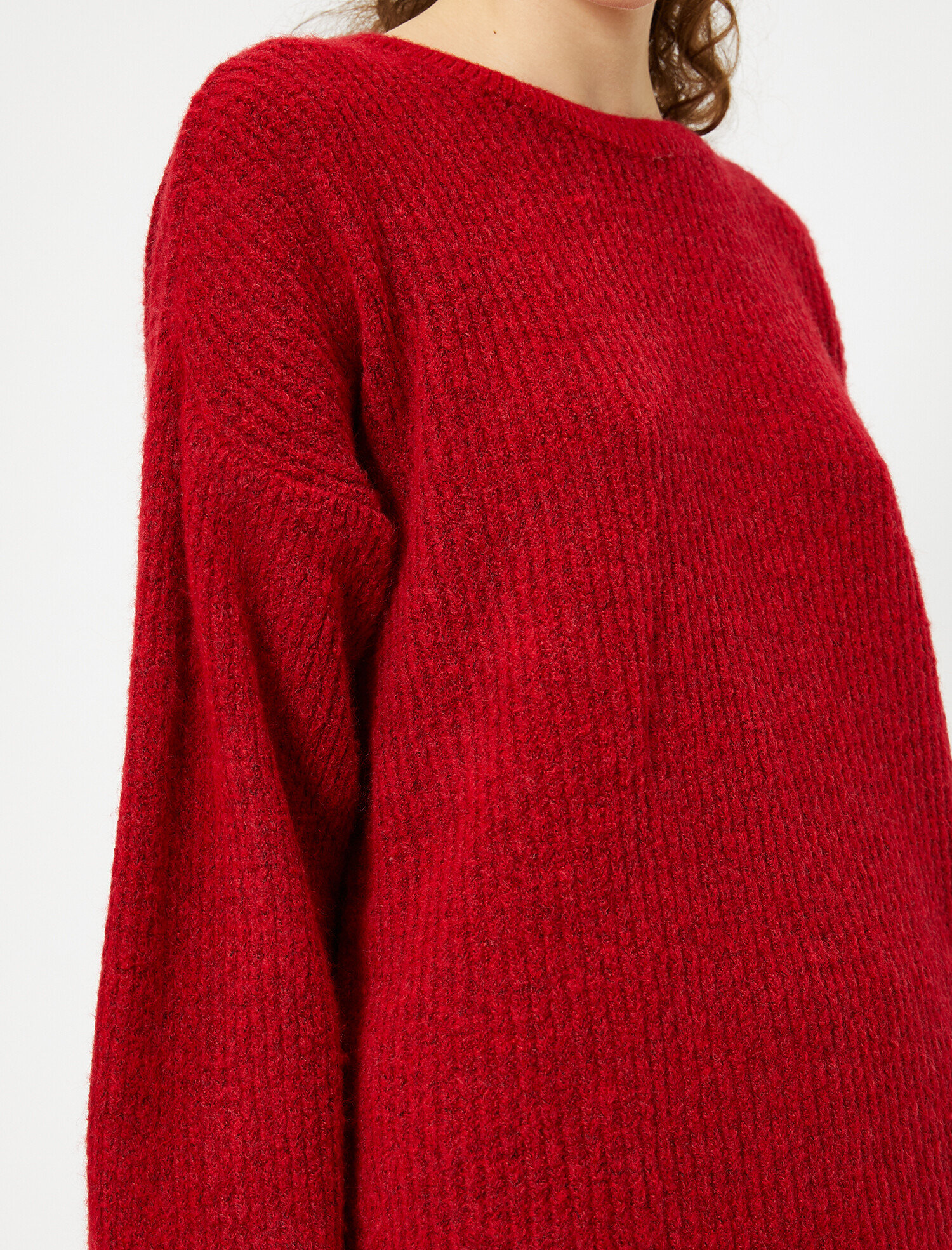   Bisiklet Yaka Triko Kazak