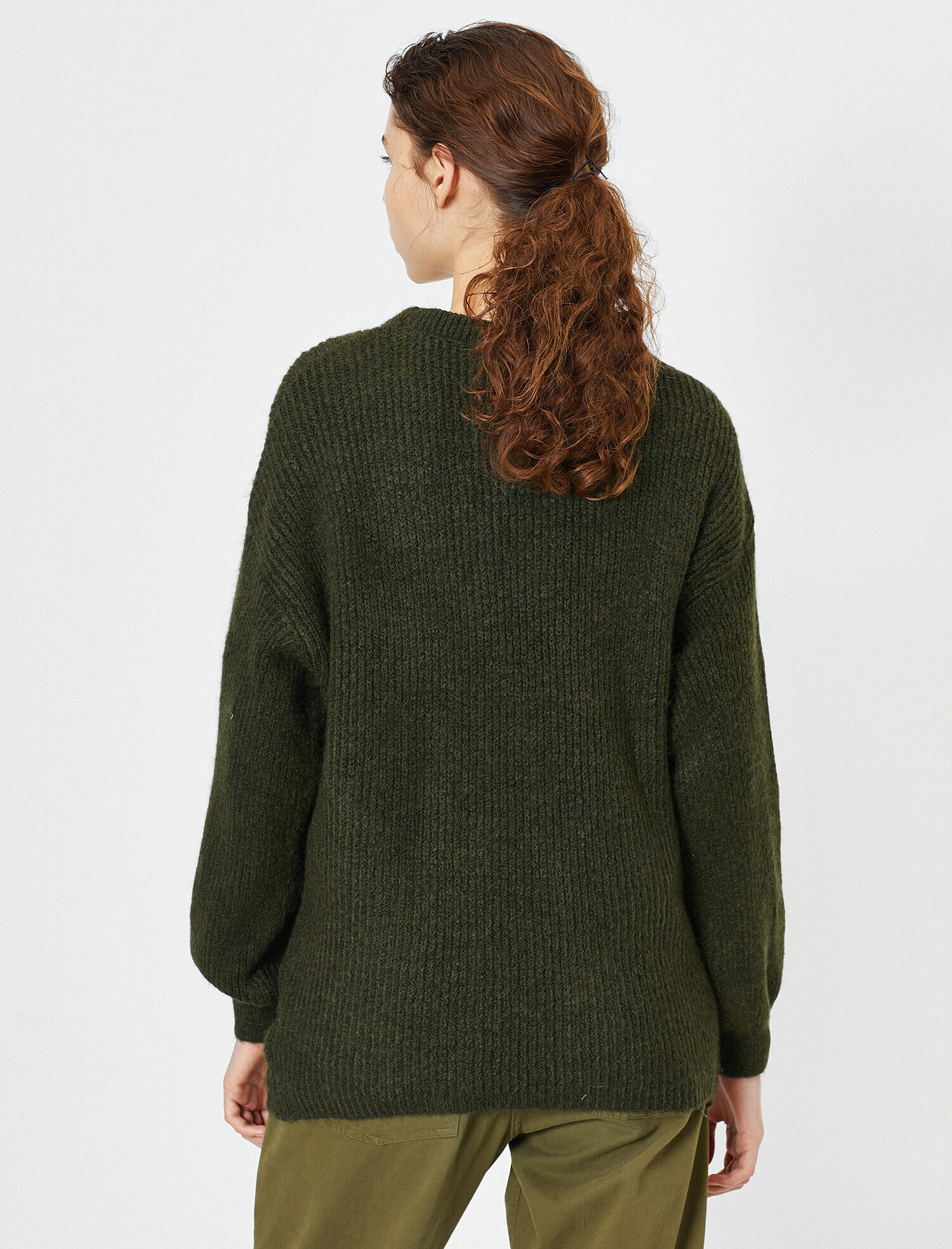   Bisiklet Yaka Triko Kazak