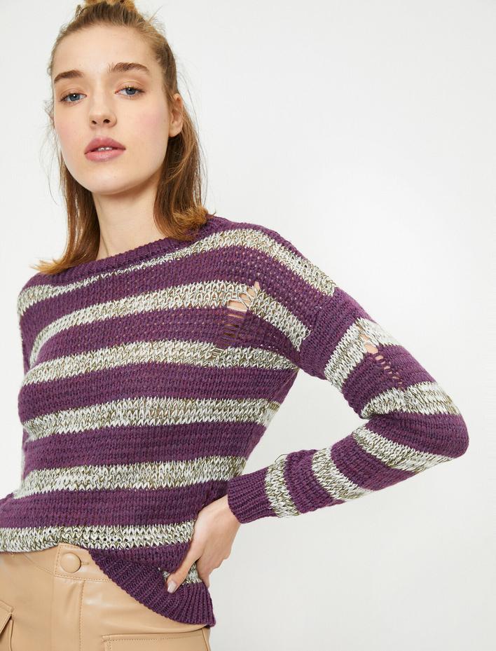  Örgülü Triko Kazak