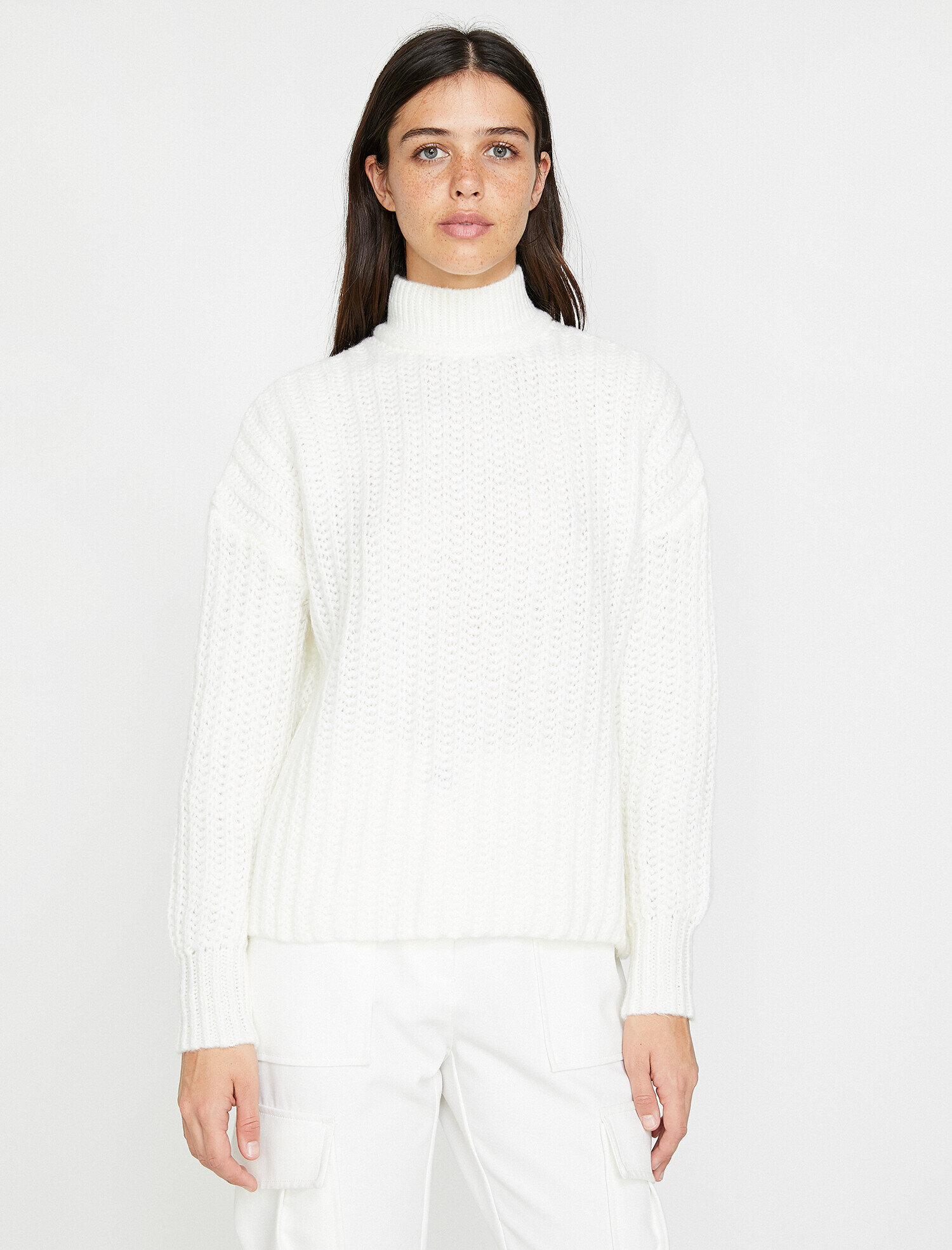   Örgülü Triko Kazak