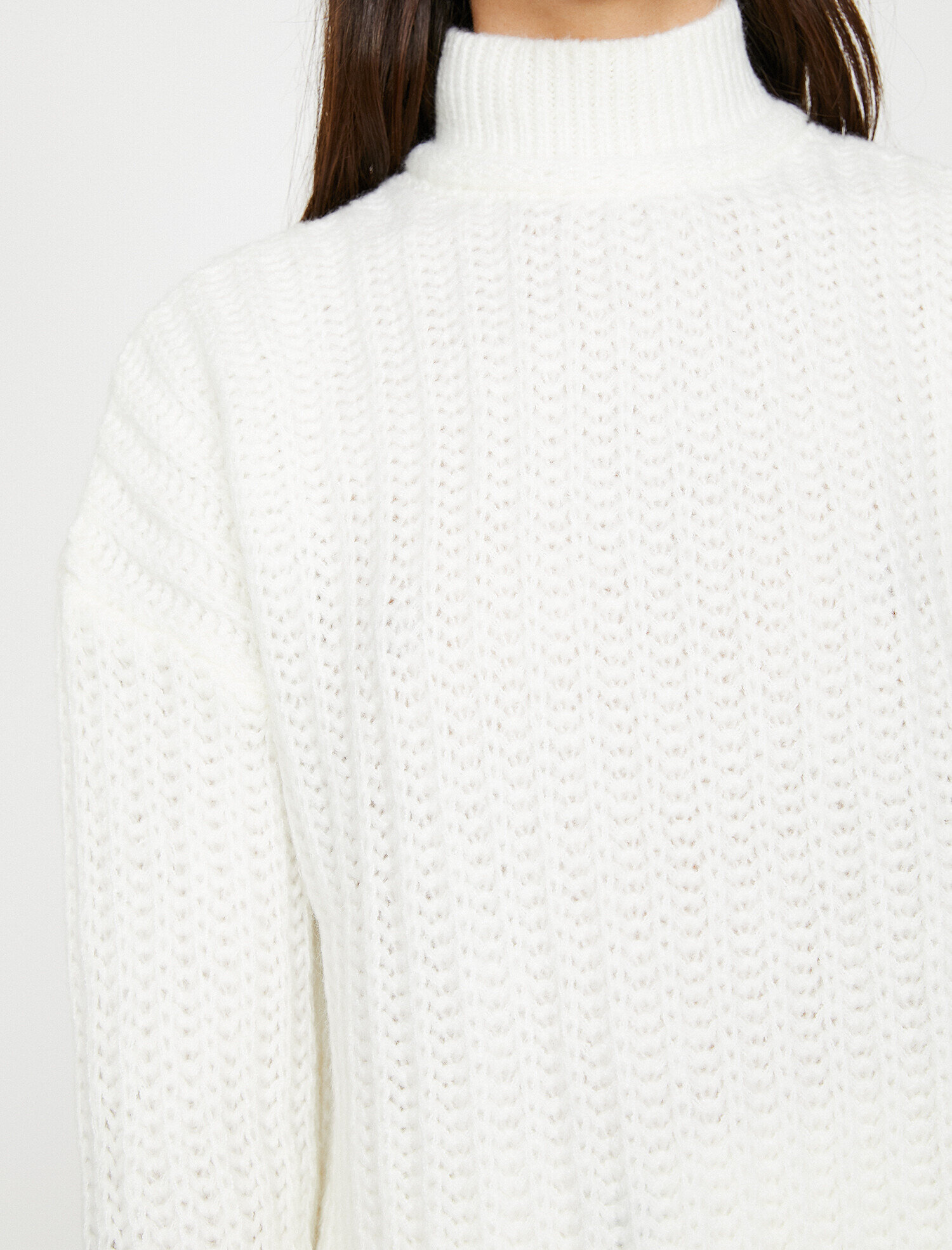   Örgülü Triko Kazak