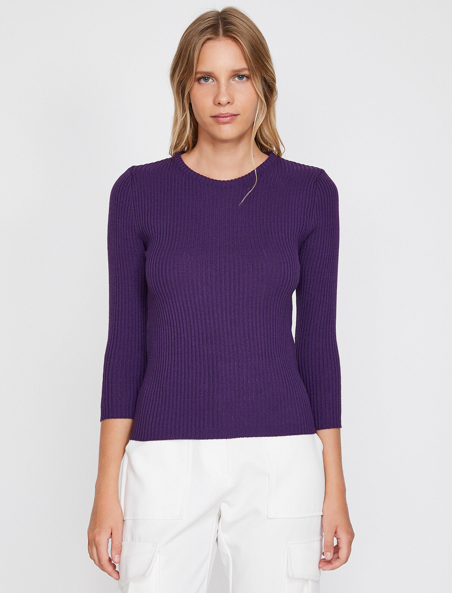   Bisiklet Yaka Triko Kazak