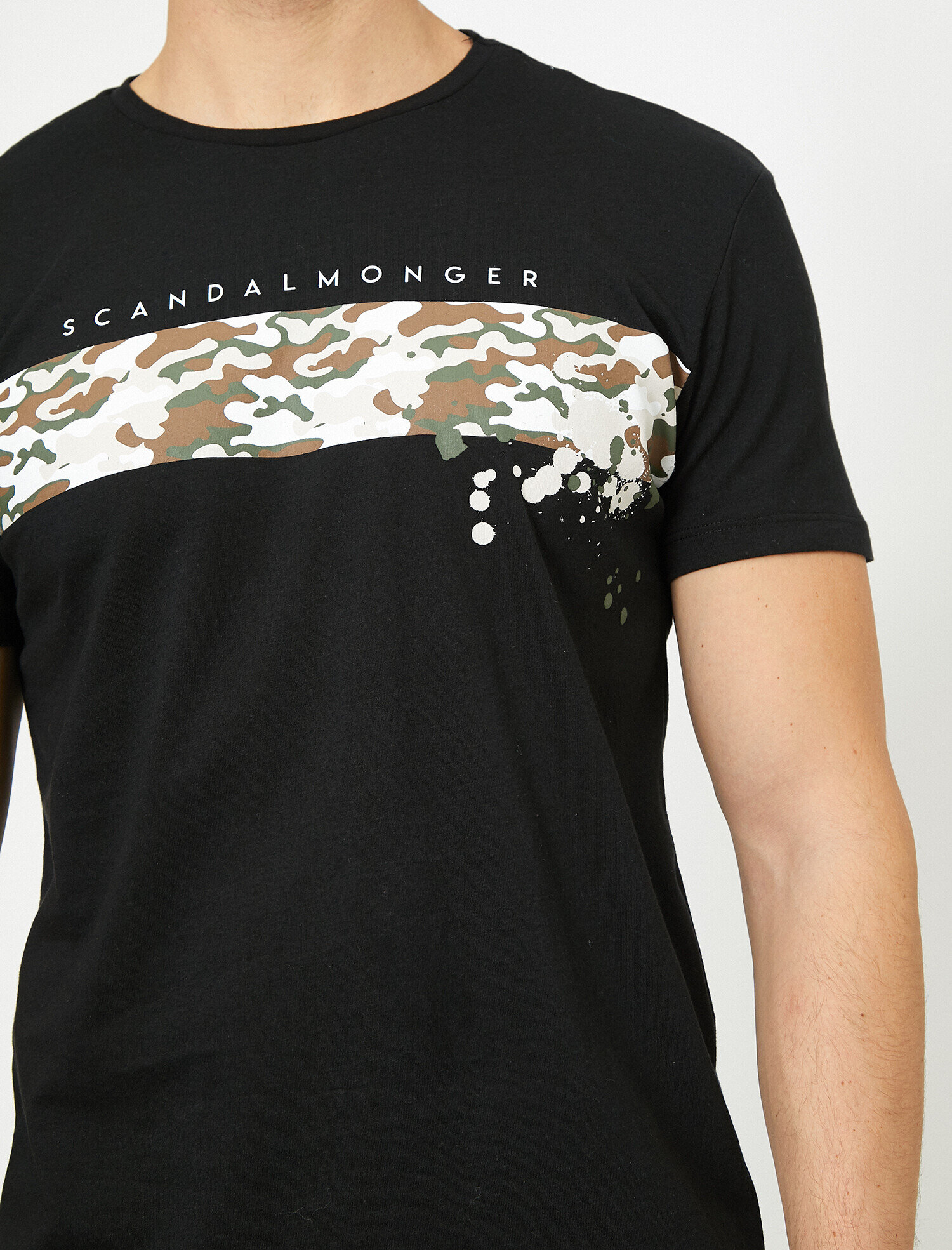   Baskılı Tişört Kısa Kollu