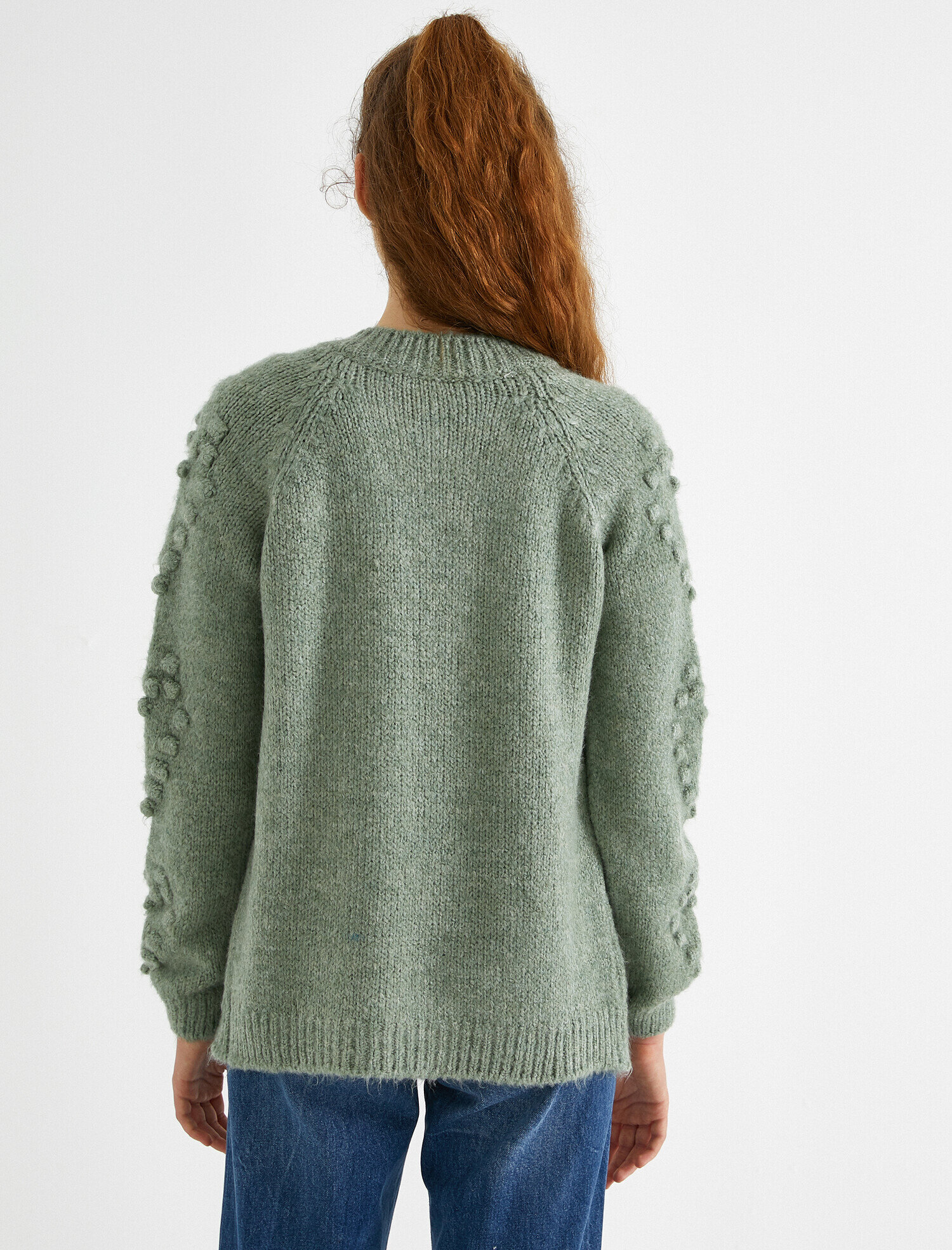   Kalp İşlemeli Hırka