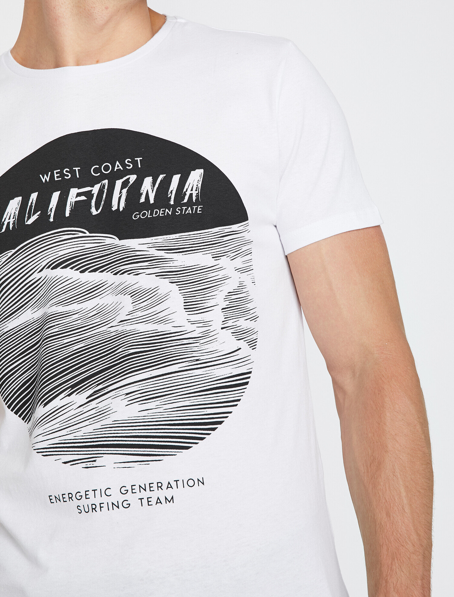   Baskılı Tişört Kısa Kollu