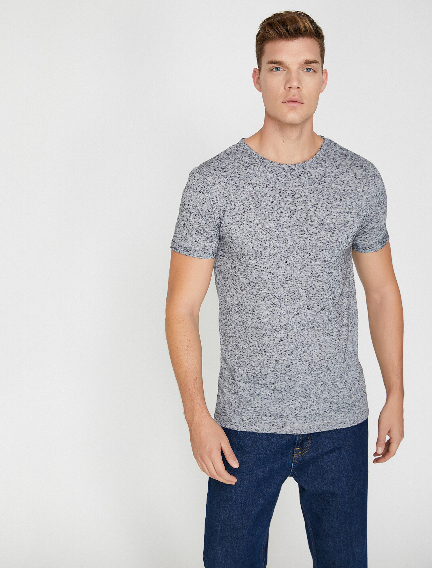   Bisiklet Yaka Tişört