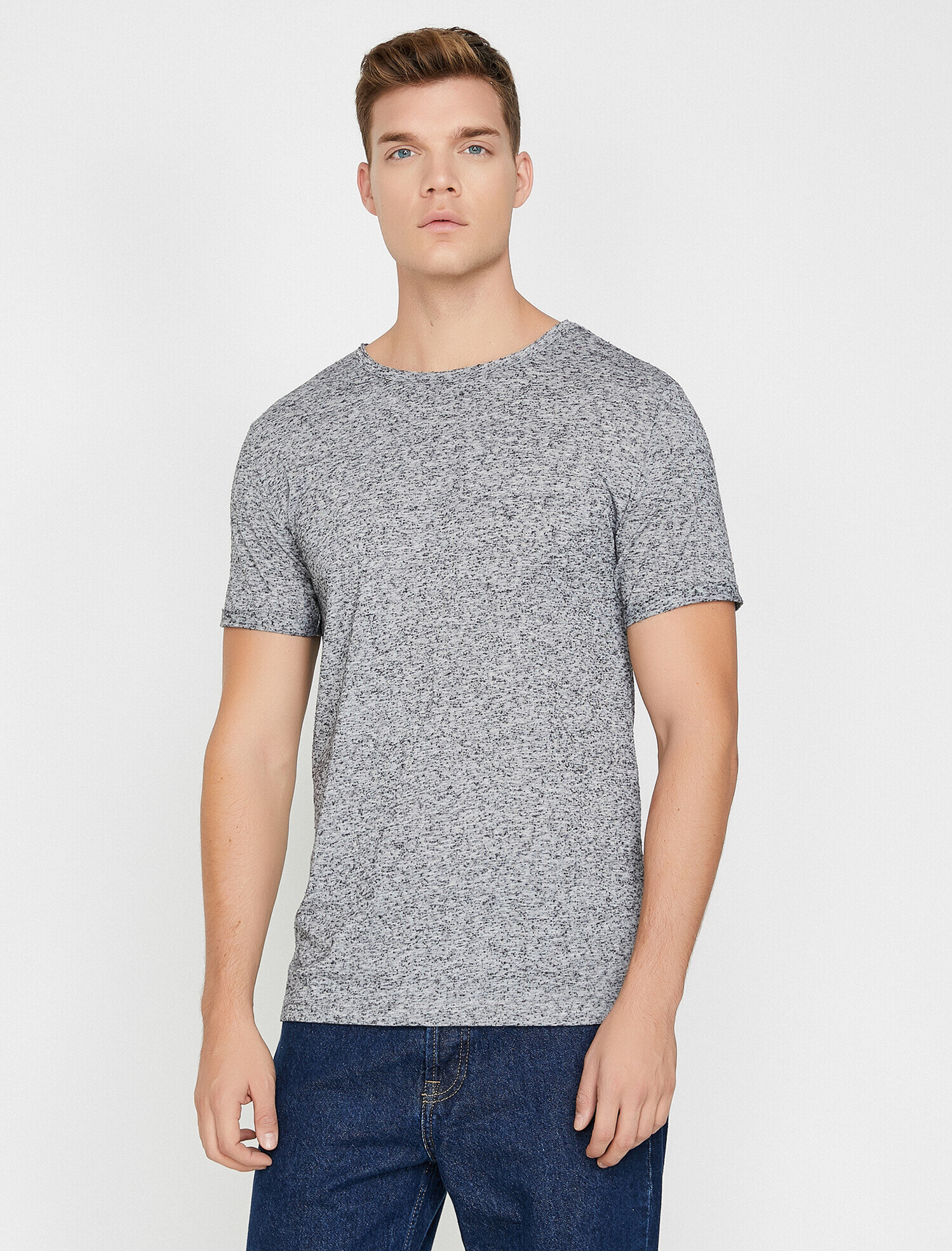   Bisiklet Yaka Tişört