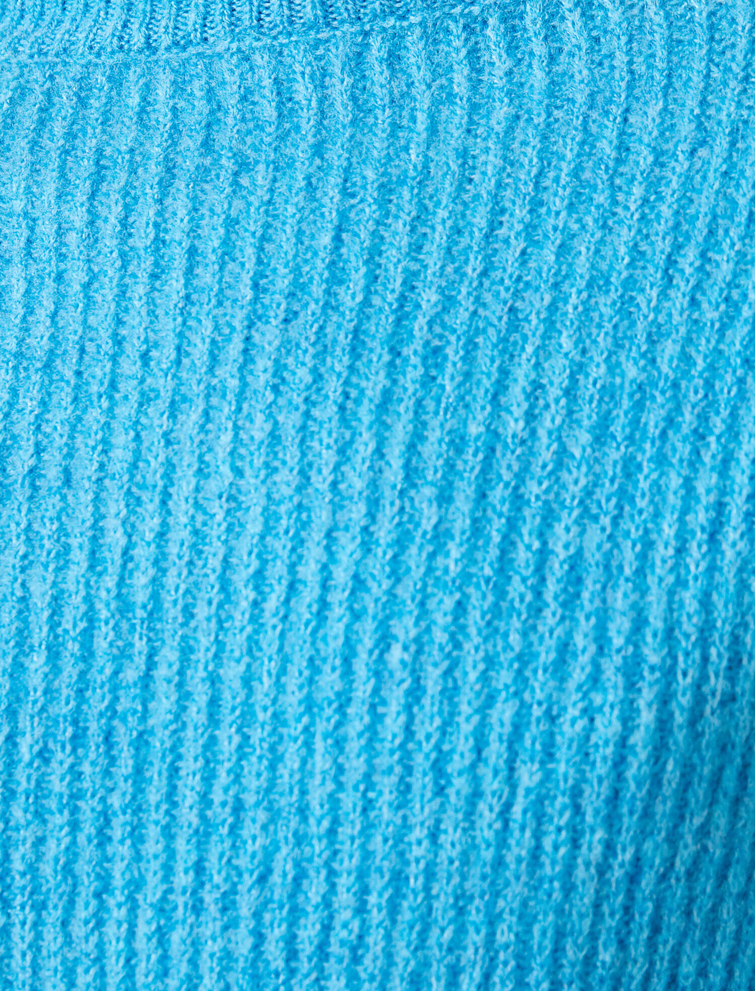   Crop Balıkçı Yaka Fitilli Triko Kazak