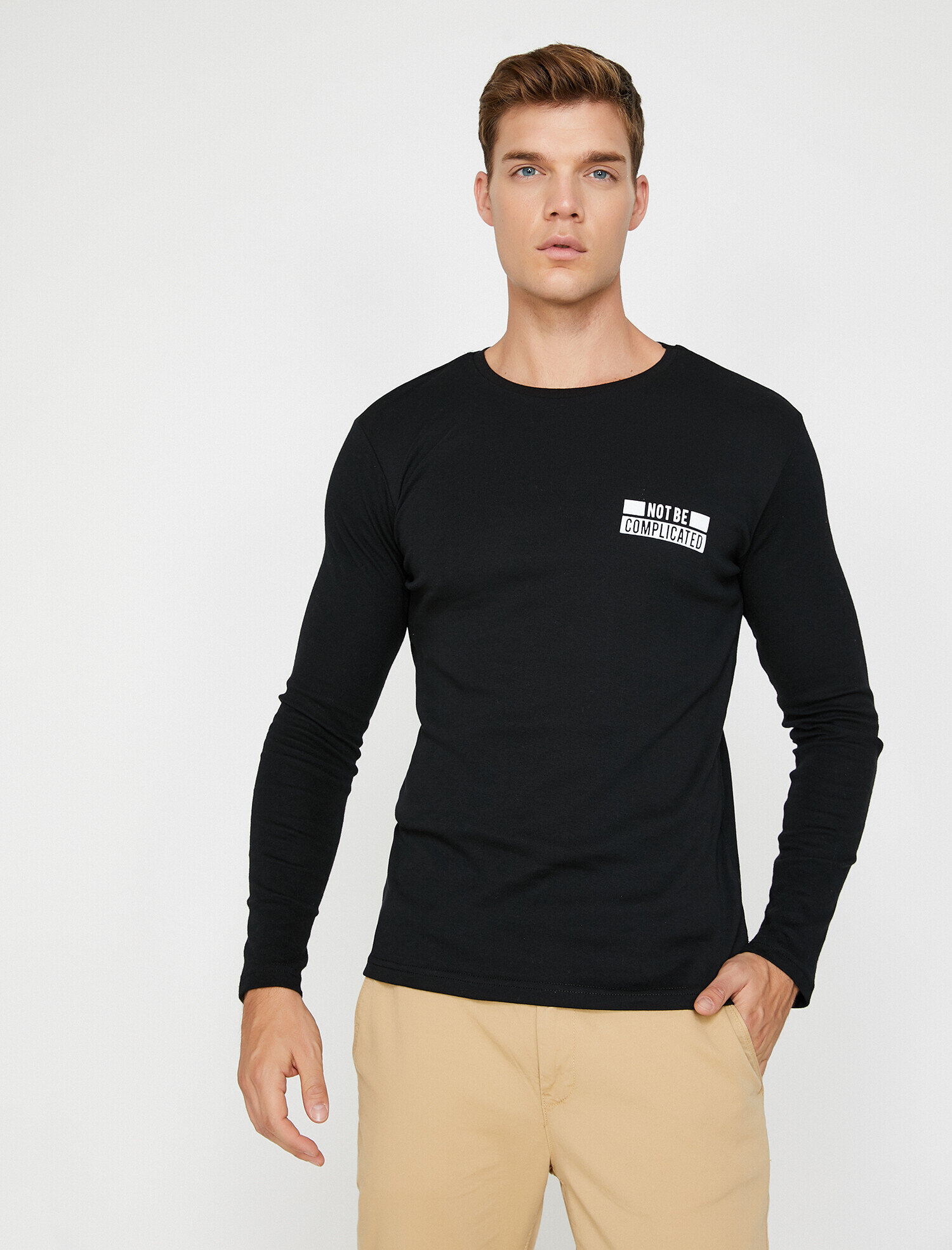   Baskılı Uzun Kollu Tişört