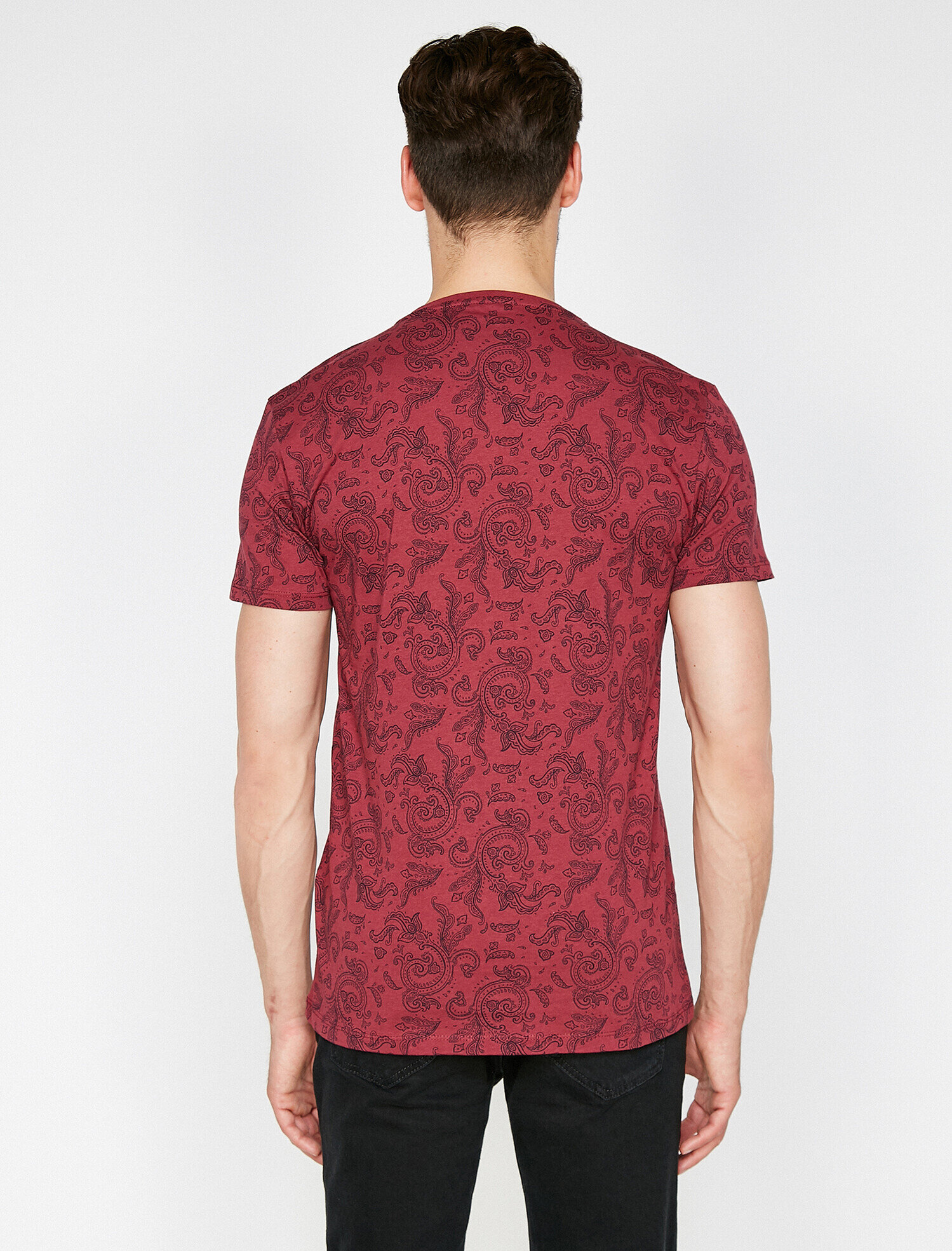   Desenli Tişört Kısa Kollu