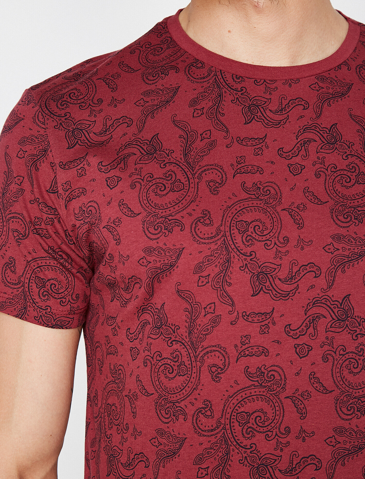   Desenli Tişört Kısa Kollu