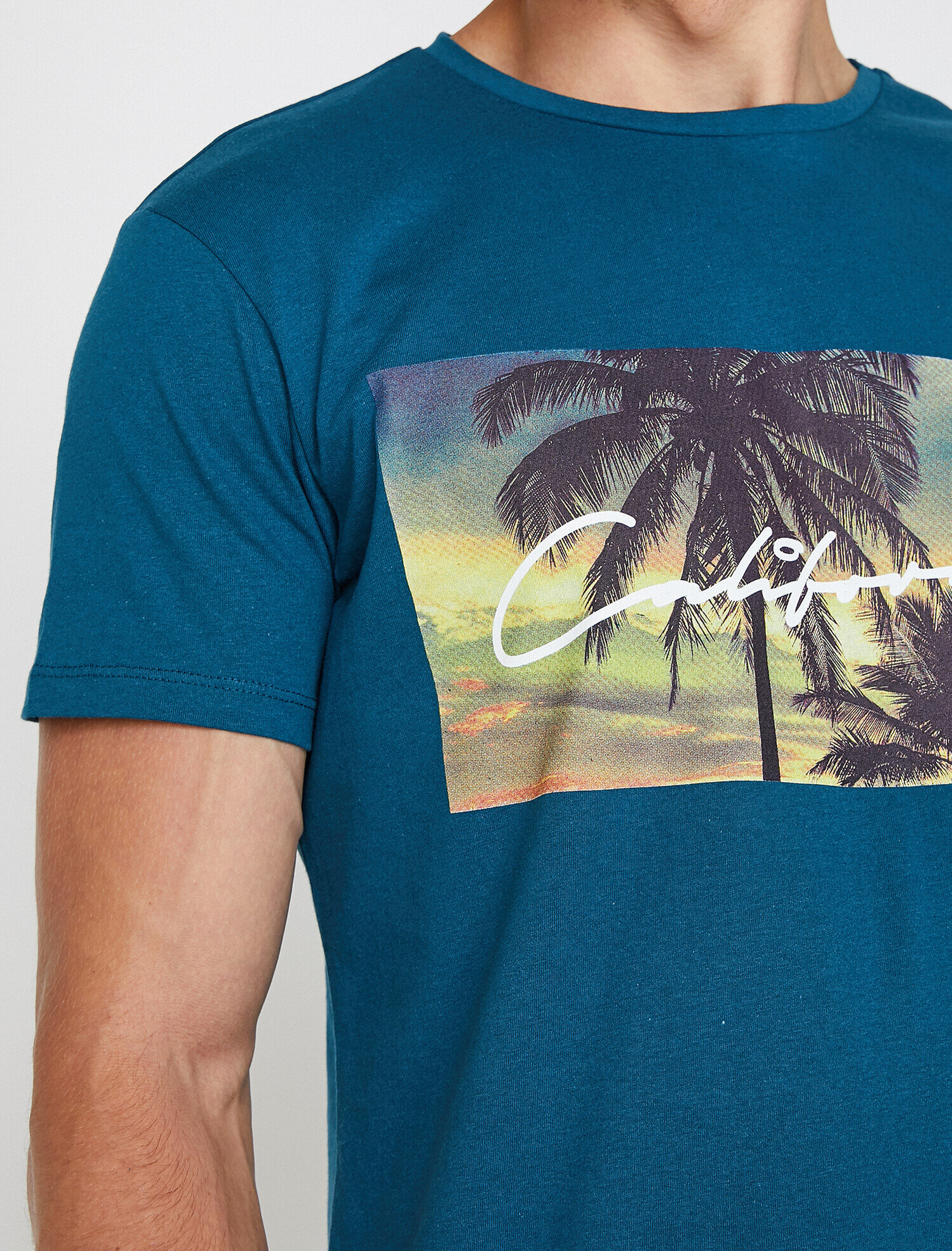   Baskılı Tişört Kısa Kollu