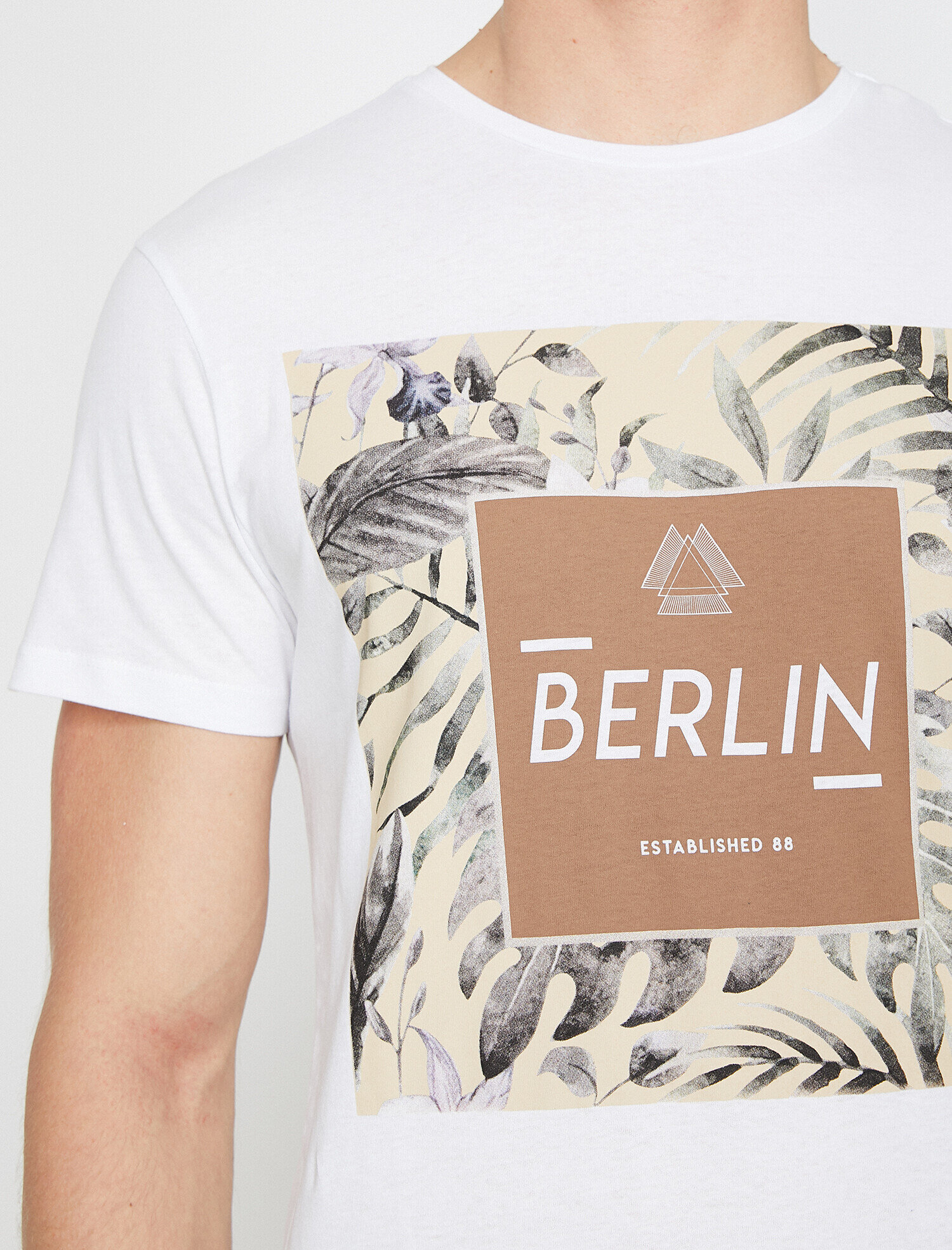   Baskılı Tişört Kısa Kollu