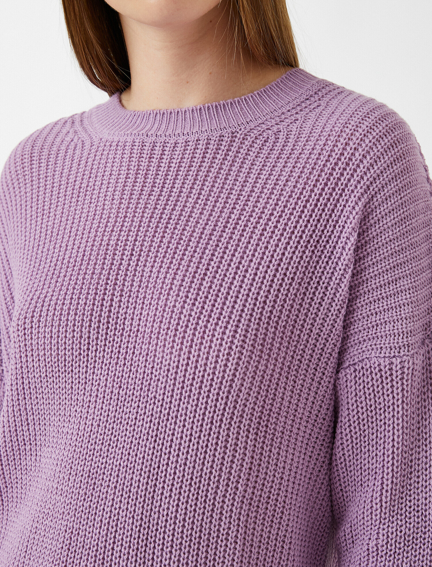   Bisiklet Yaka Triko Kazak Uzun Kollu