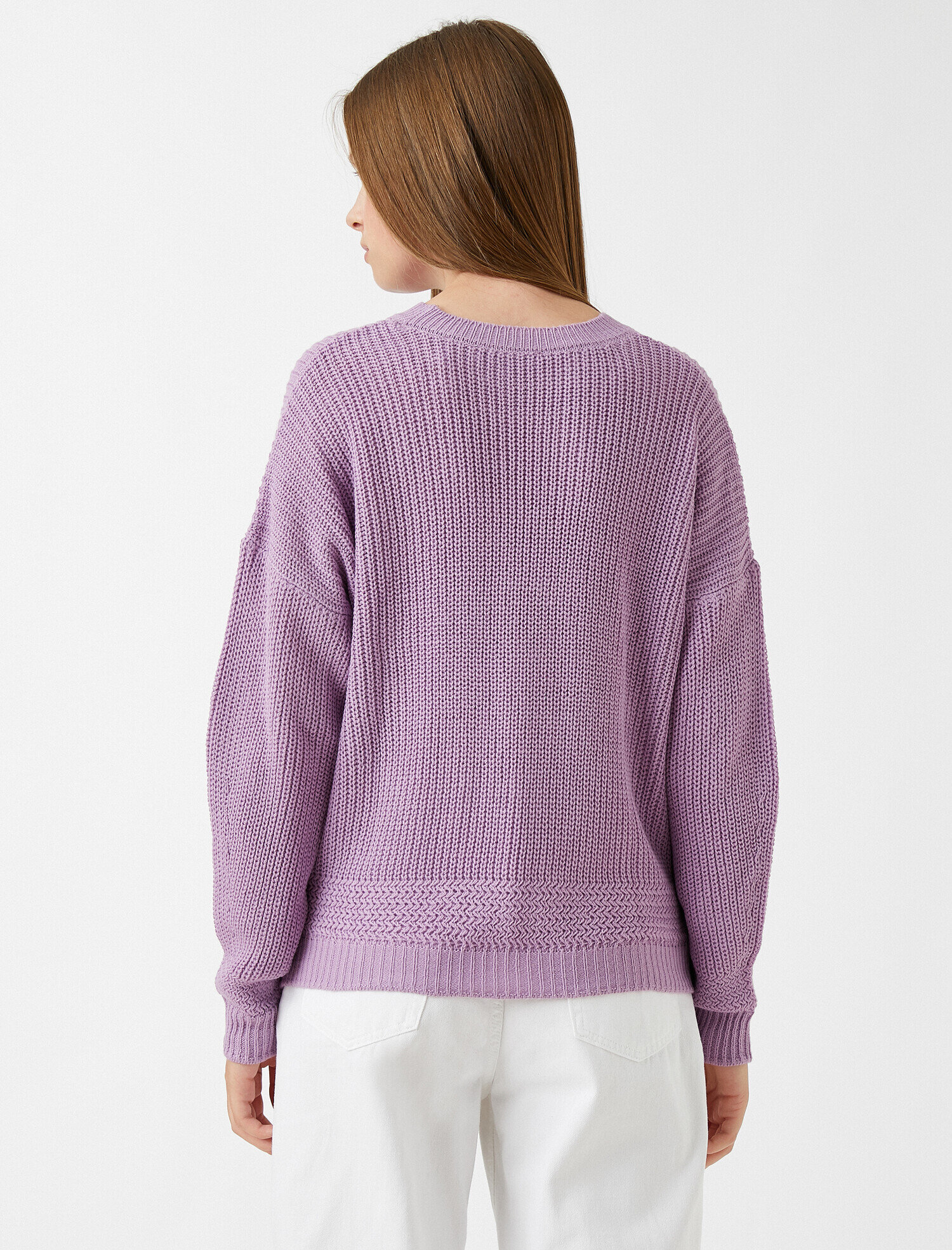   Bisiklet Yaka Triko Kazak Uzun Kollu