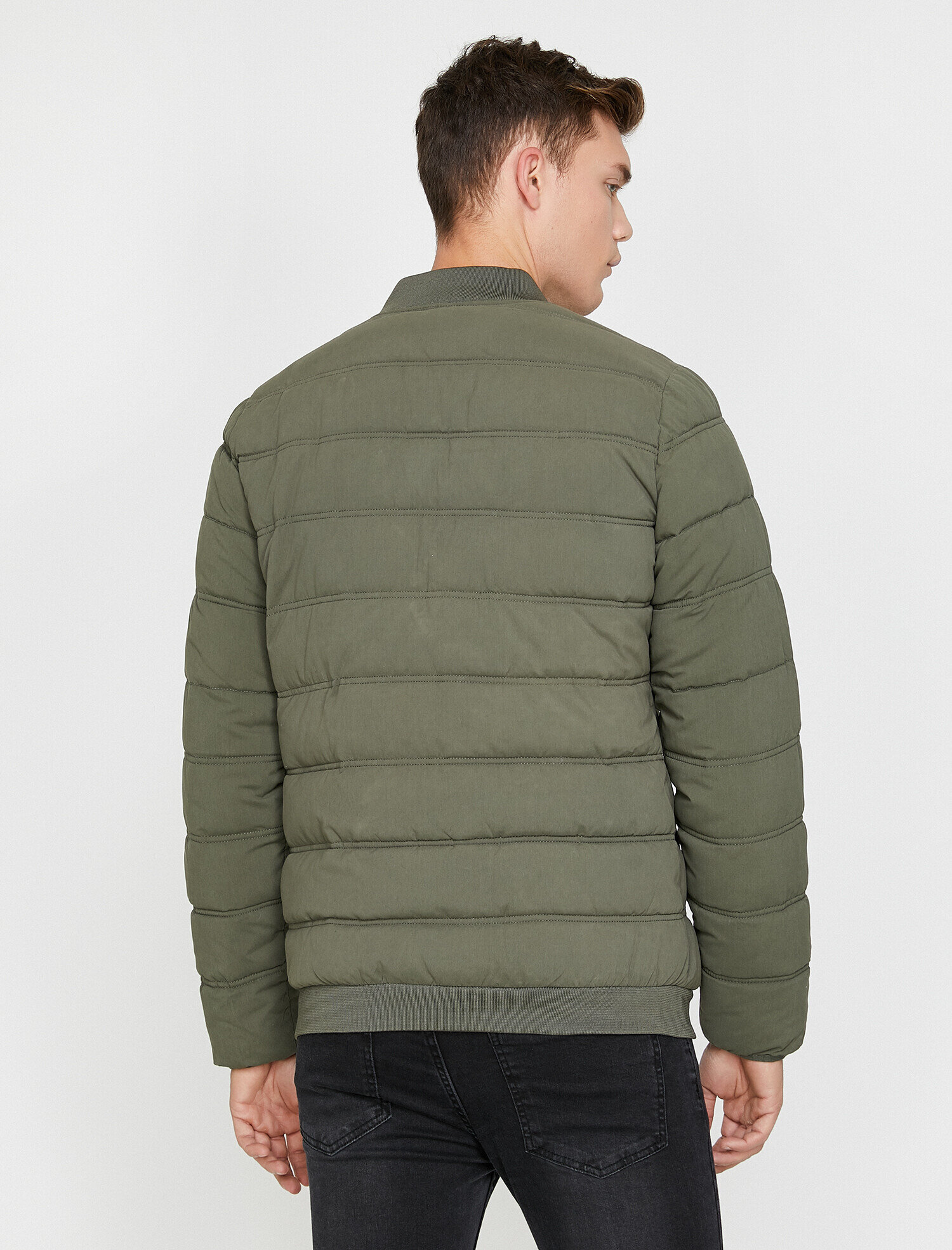   Şişme Mont Bomber Yaka