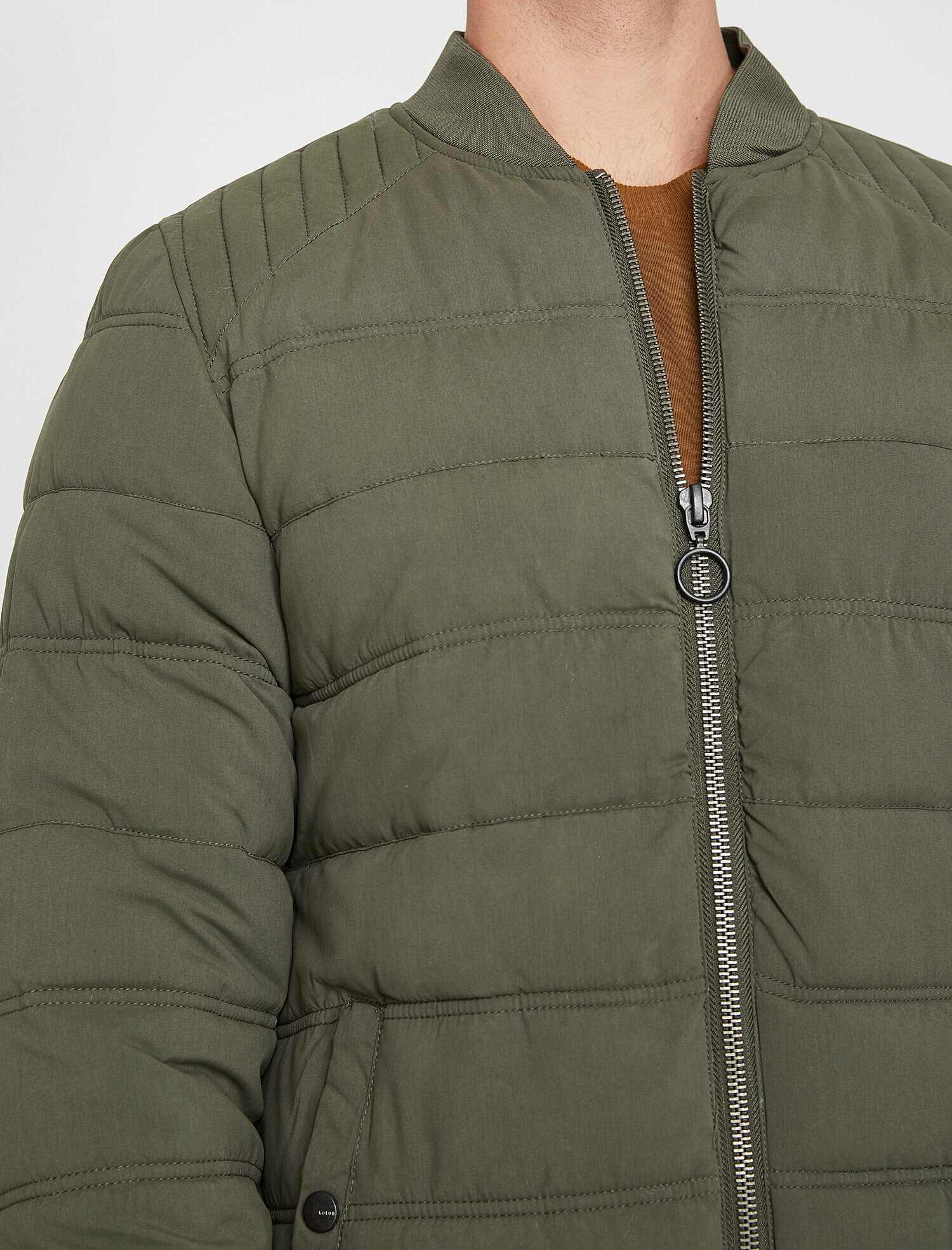   Şişme Mont Bomber Yaka