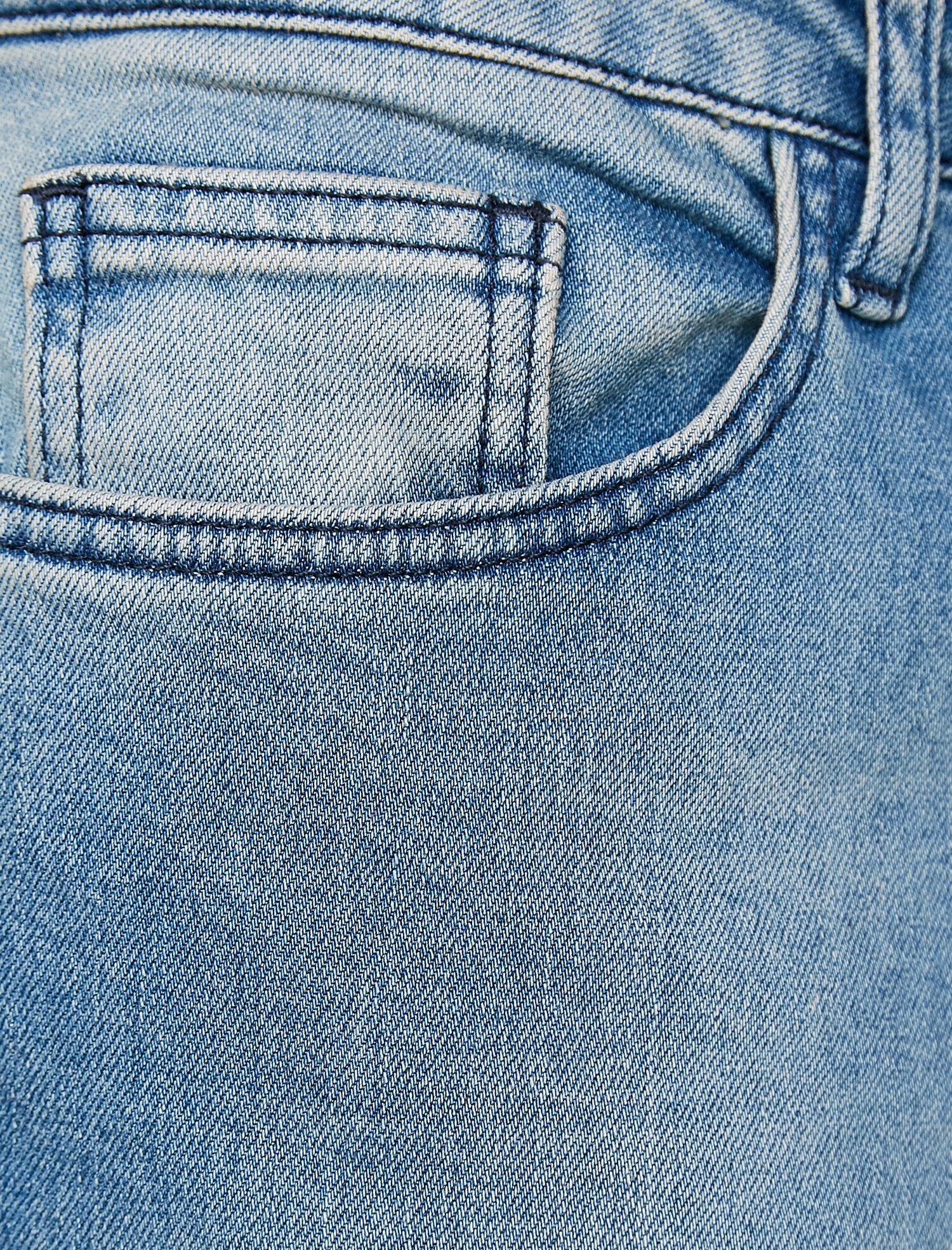   Straight Fit Boru Paça Kot Pantolon - Mark Jean