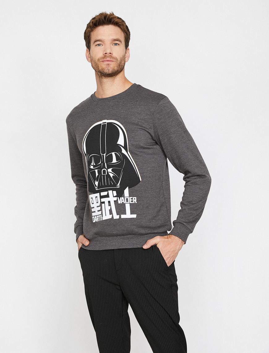   Star Wars Lisanslı Baskılı Sweatshirt