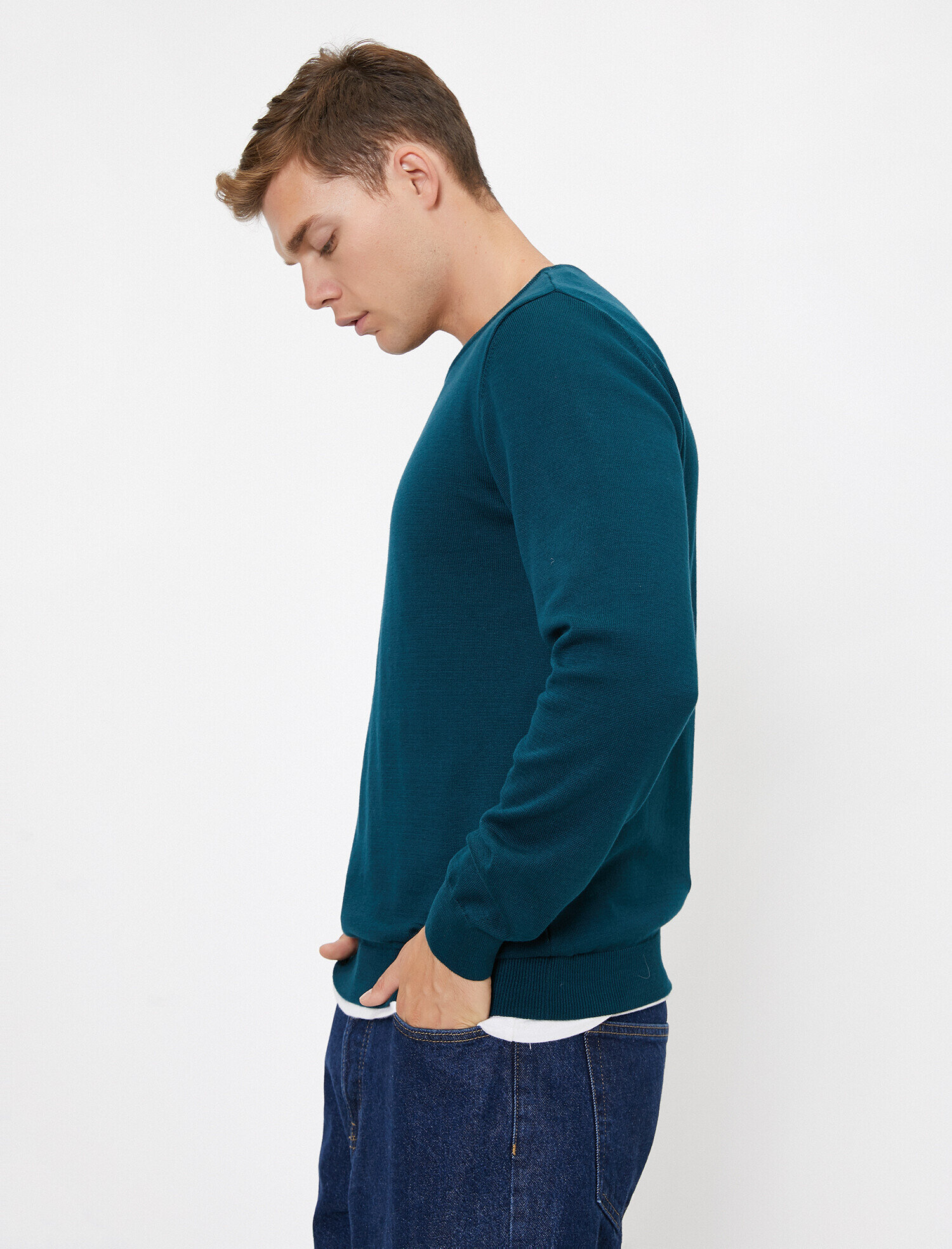   Triko Kazak Bisiklet Yaka