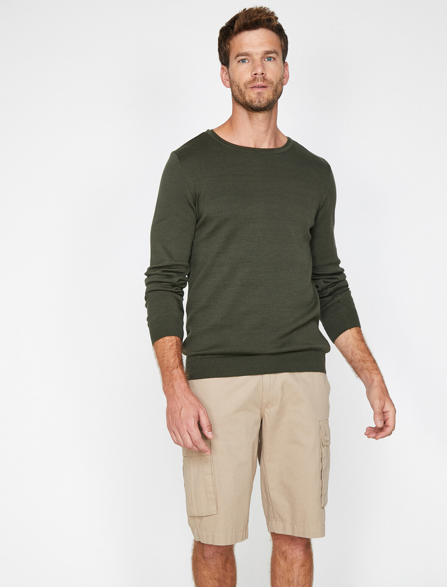   Triko Kazak Bisiklet Yaka