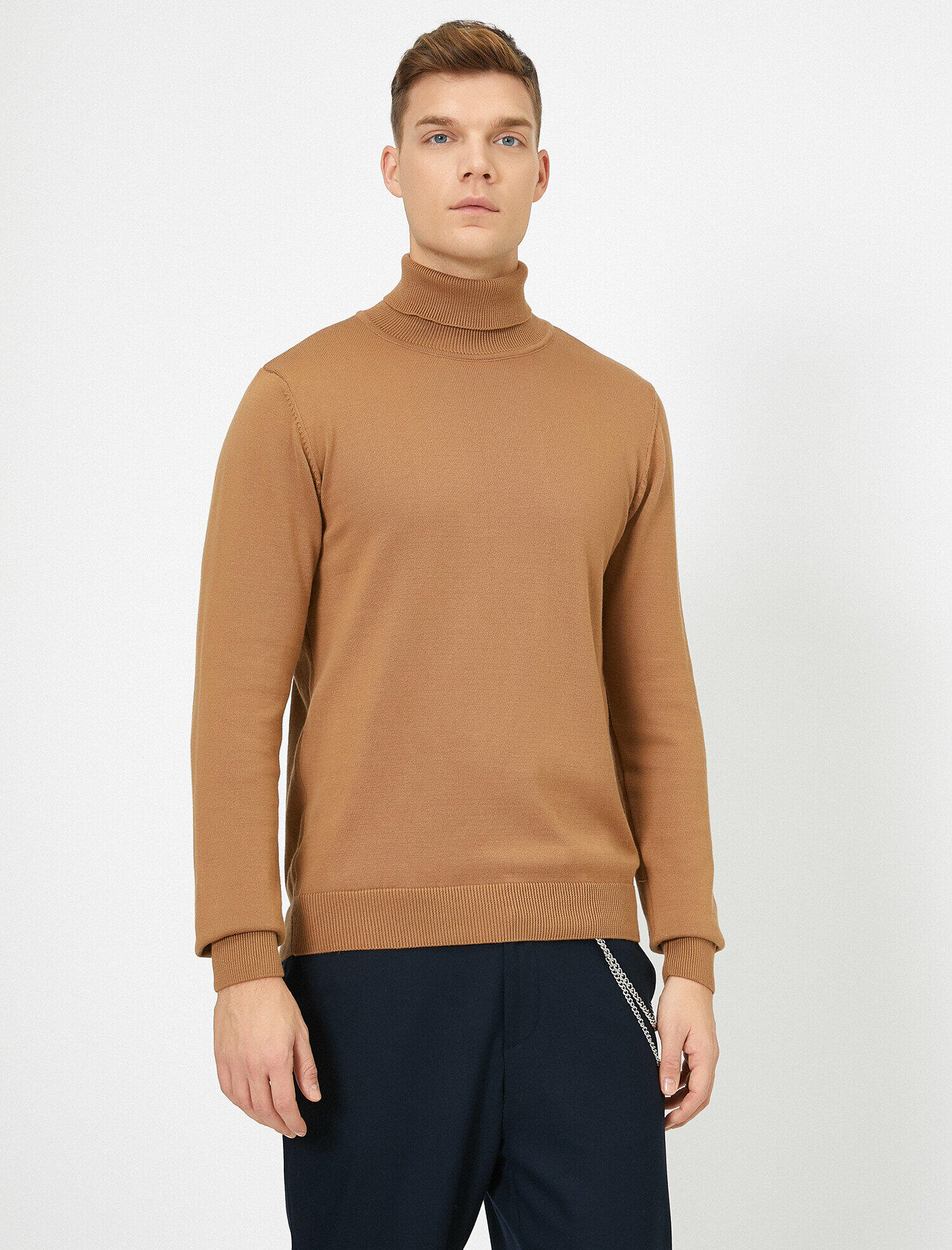   Boğazlı Triko Kazak