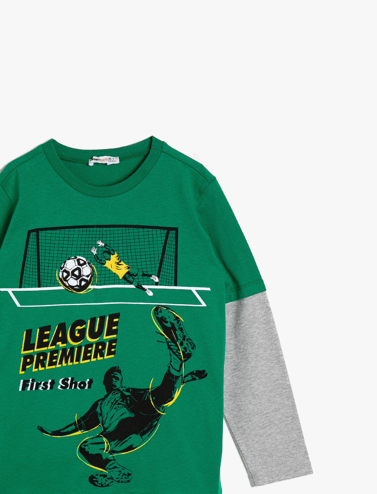  Erkek Çocuk Baskılı Tişört Uzun Kollu