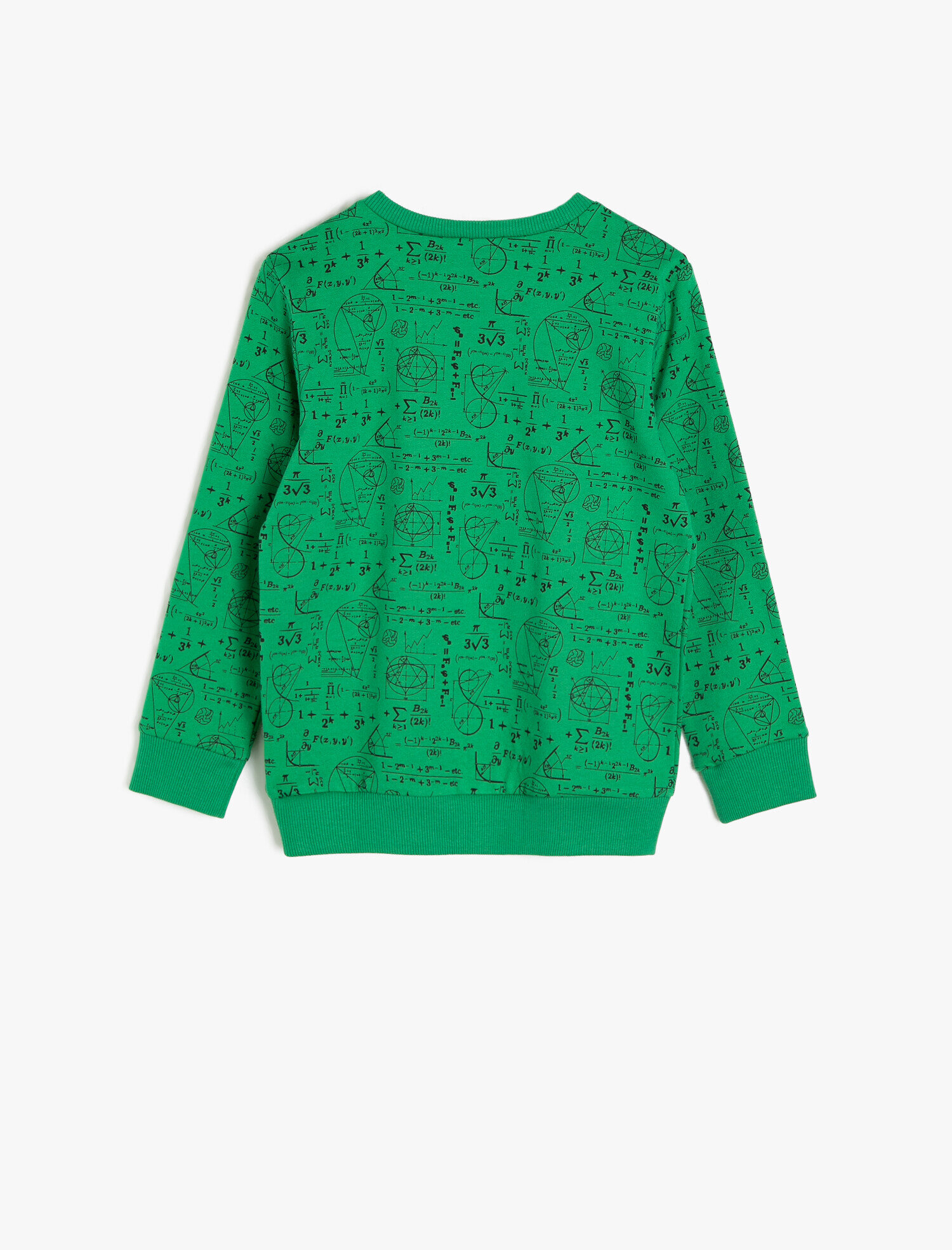  Erkek Çocuk Desenli Sweatshirt Uzun Kollu