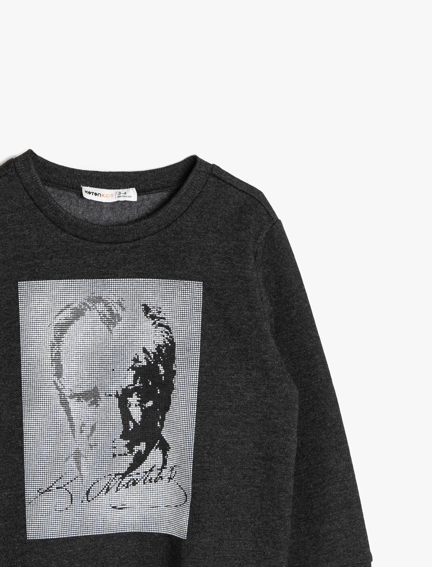  Erkek Çocuk Atatürk Baskılı Sweatshirt