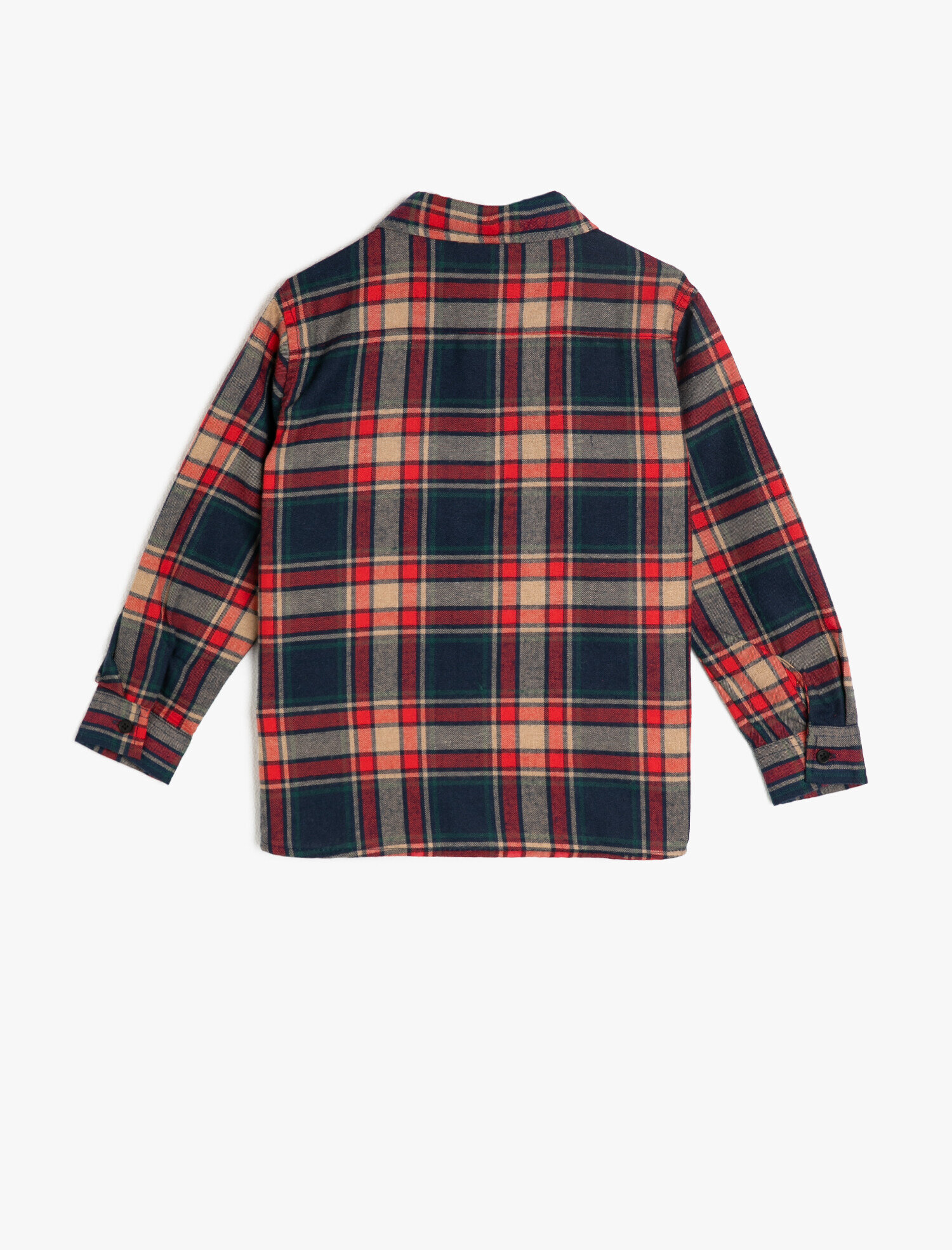  Erkek Çocuk Kareli Gömlek Uzun Kollu