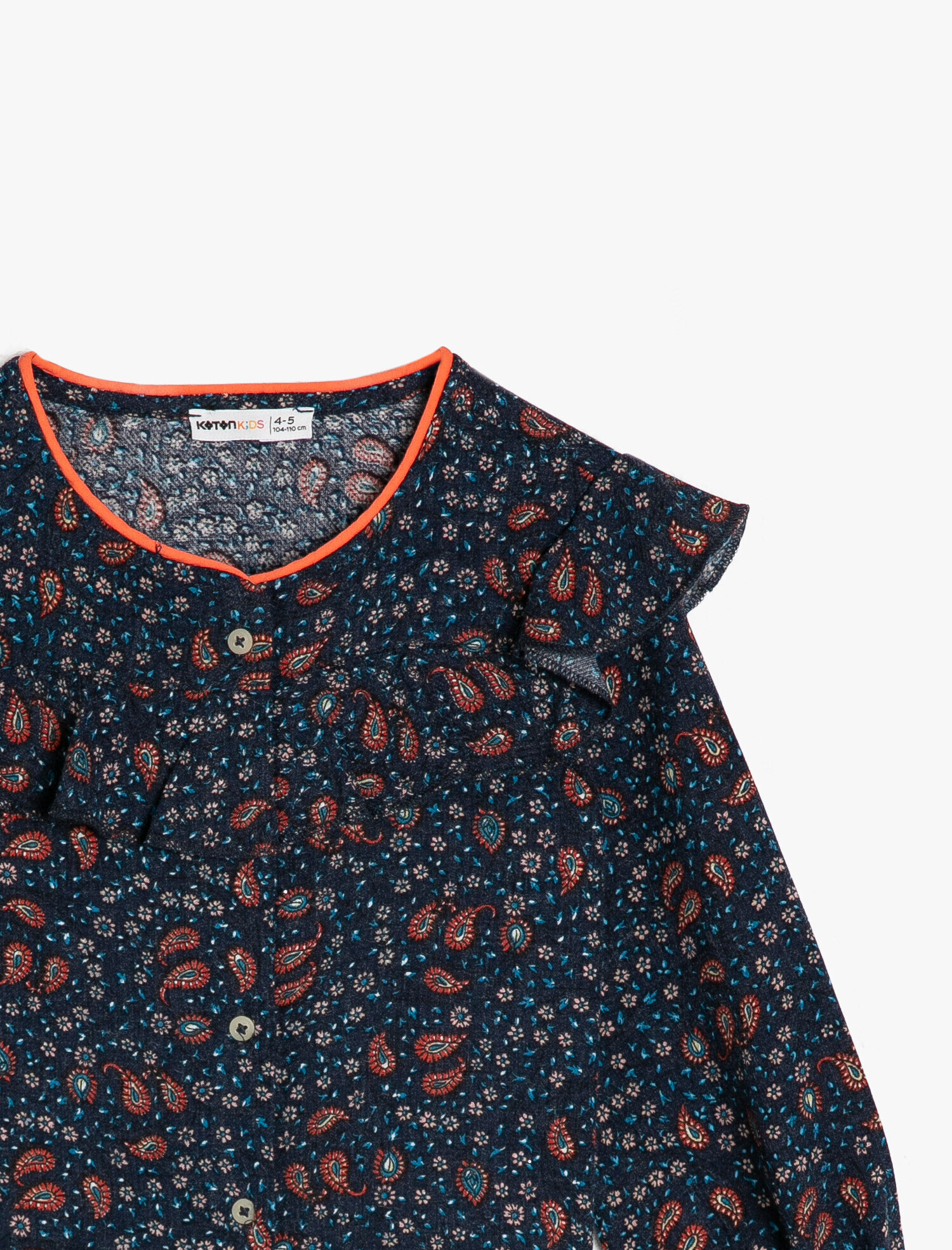  Kız Çocuk Desenli Gömlek