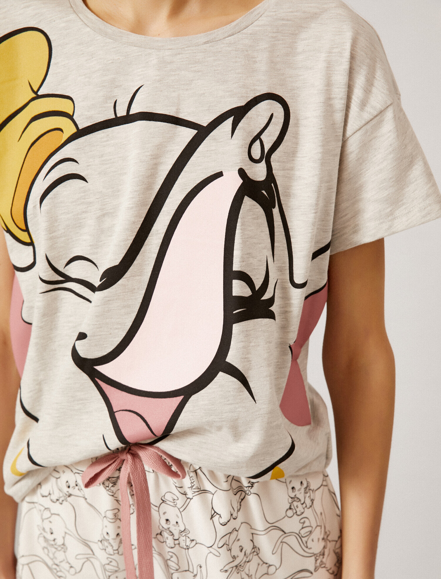   Dumbo Pijama Seti Lisanslı Pamuklu Kısa Kollu