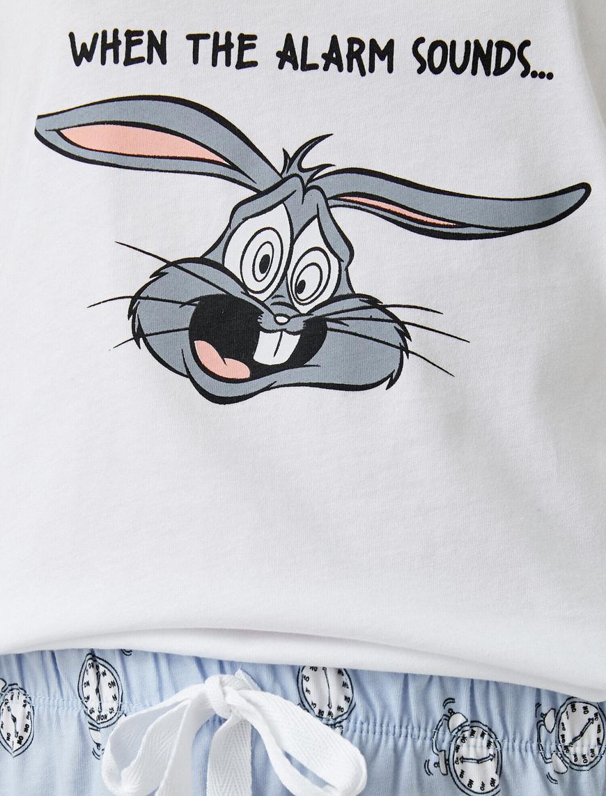   Pijama Takımı Pamuklu Baskılı