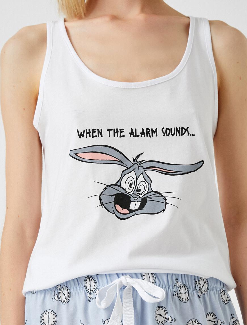   Pijama Takımı Pamuklu Baskılı