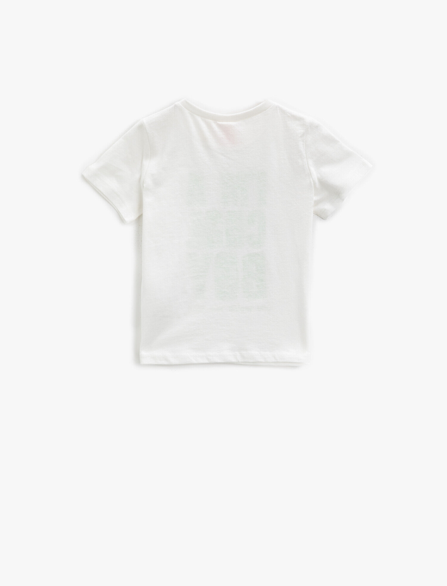  Erkek Bebek Kısa Kollu Tişört Yazılı Baskılı Pamuklu