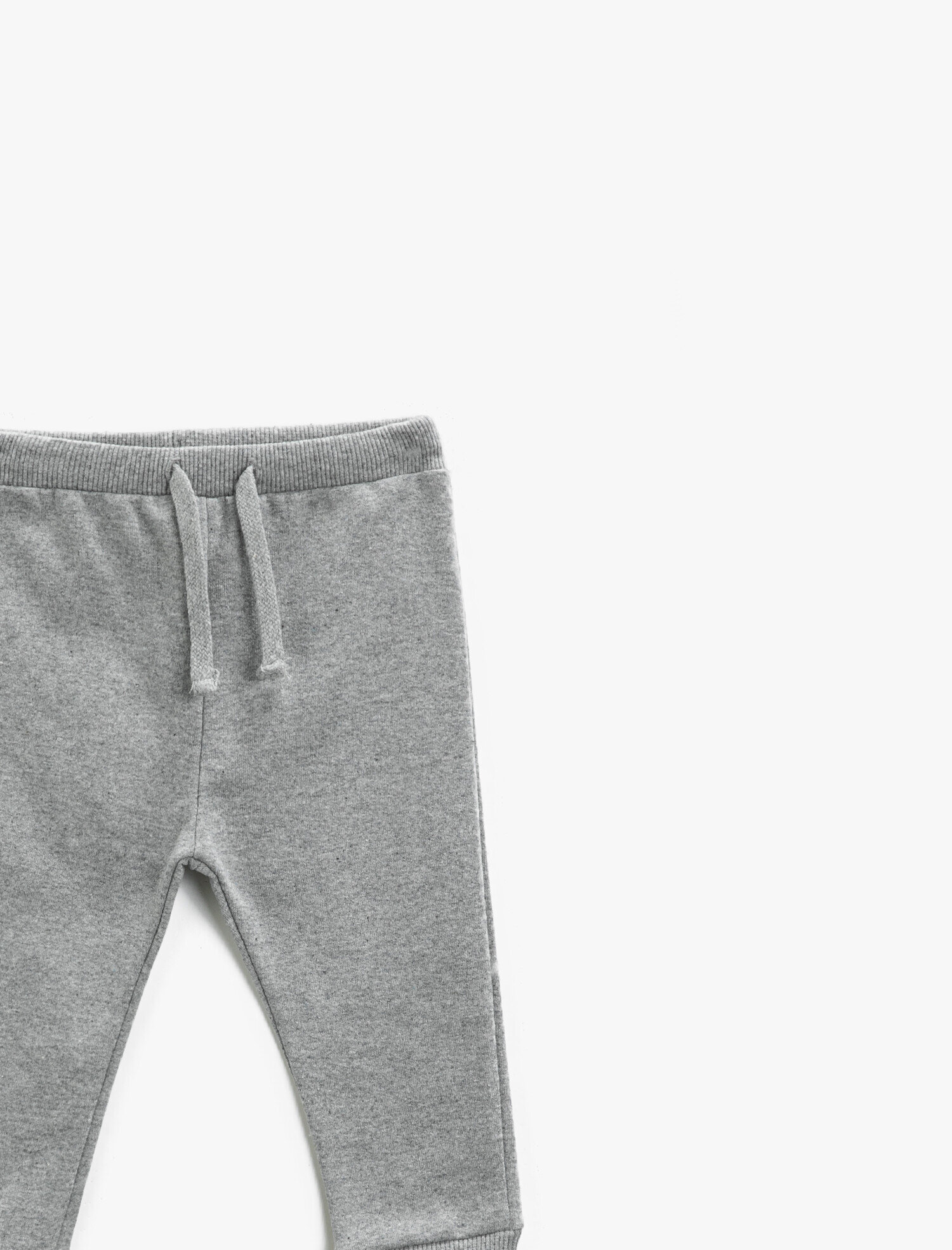  Erkek Bebek Beli Bağlamalı Basic Eşofman Altı