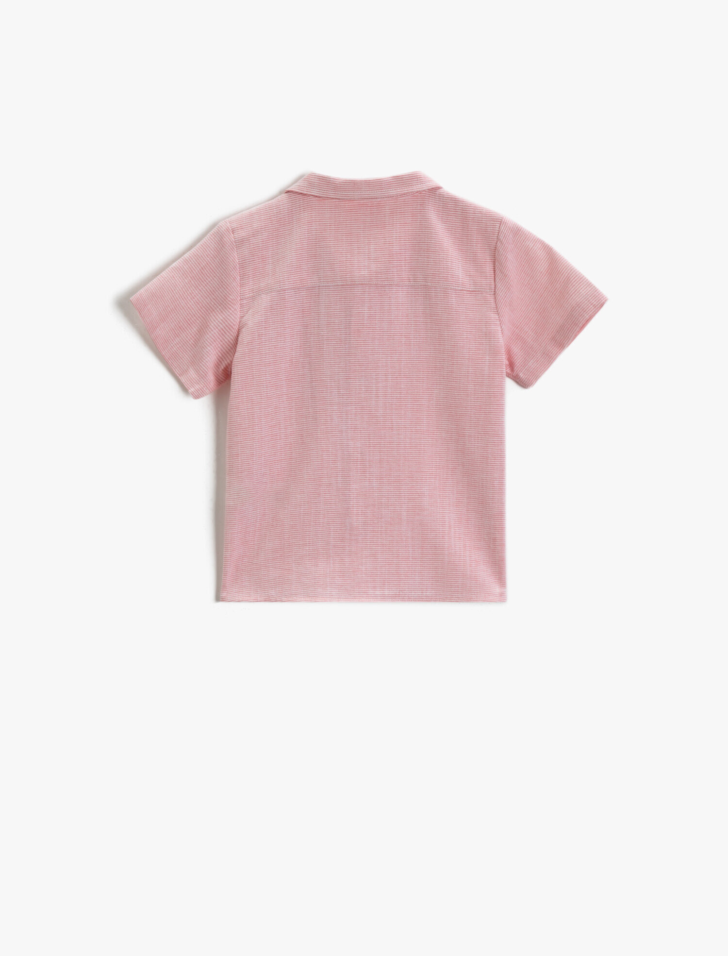  Erkek Bebek Kısa Kollu Gömlek Pamuklu