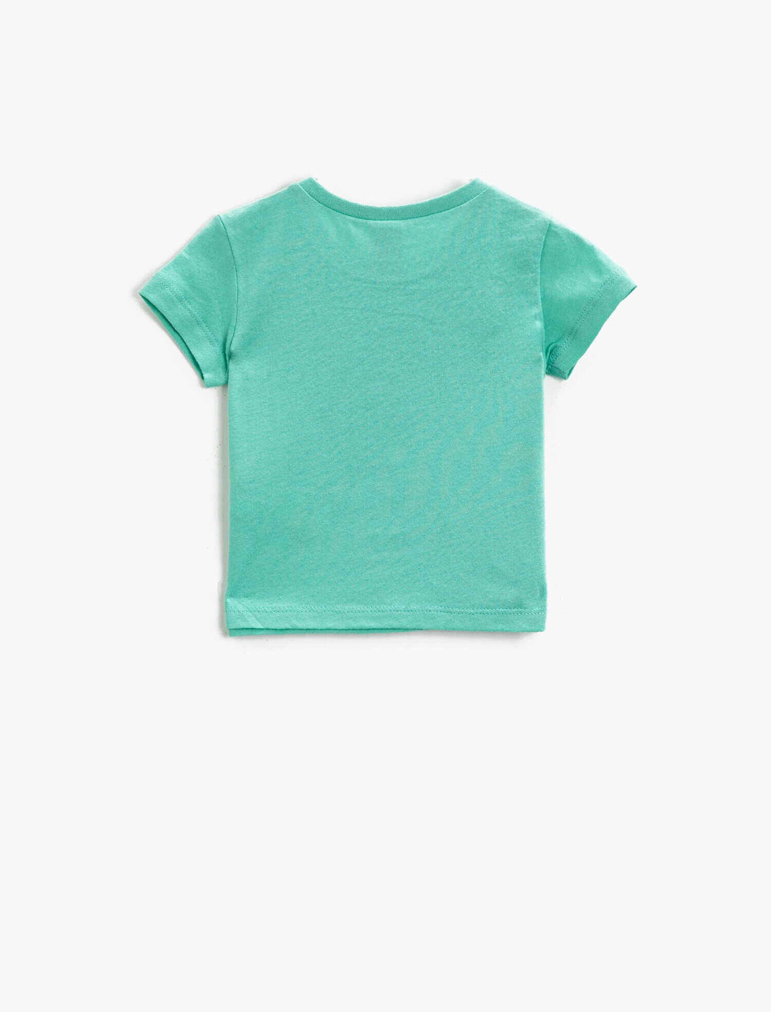  Kız Bebek Baskılı Tişört Kısa Kollu Pamuklu