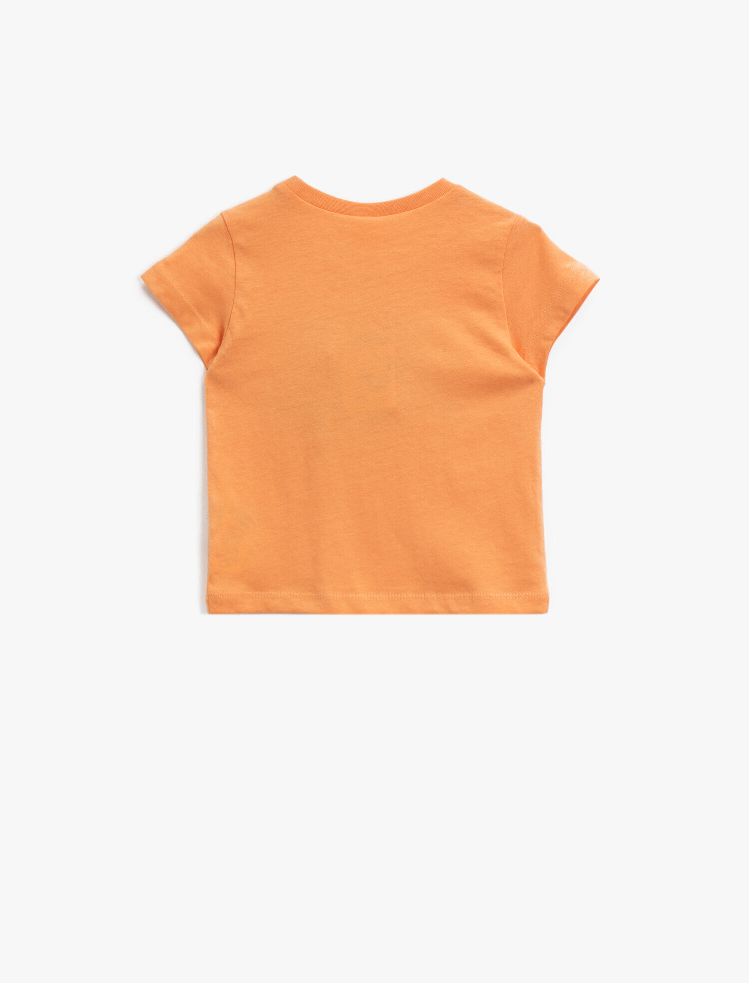  Kız Bebek Simli Tişört Yazı İşlemeli Pamuklu