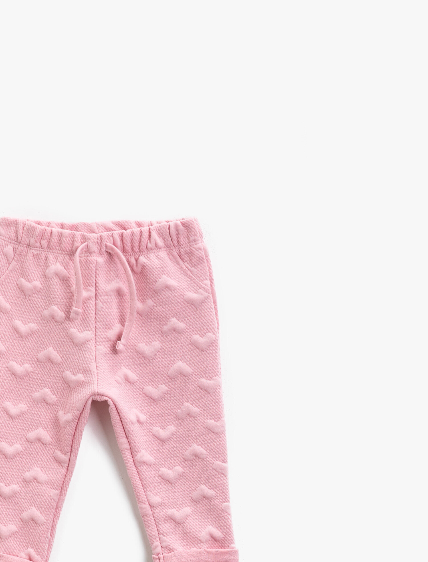  Kız Bebek Pamuklu Desenli Normal Bel Eşofman Altı