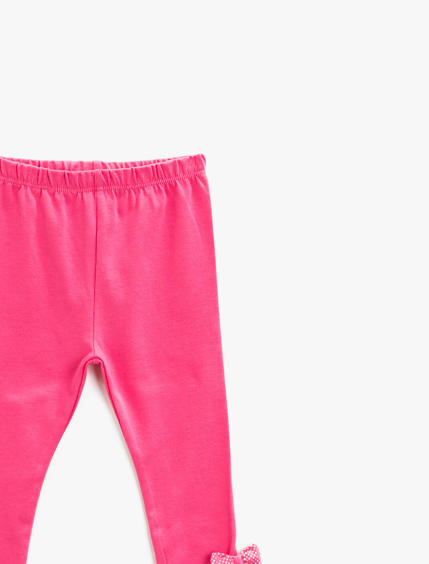 Kız Bebek Fiyonklu Normal Bel Tayt