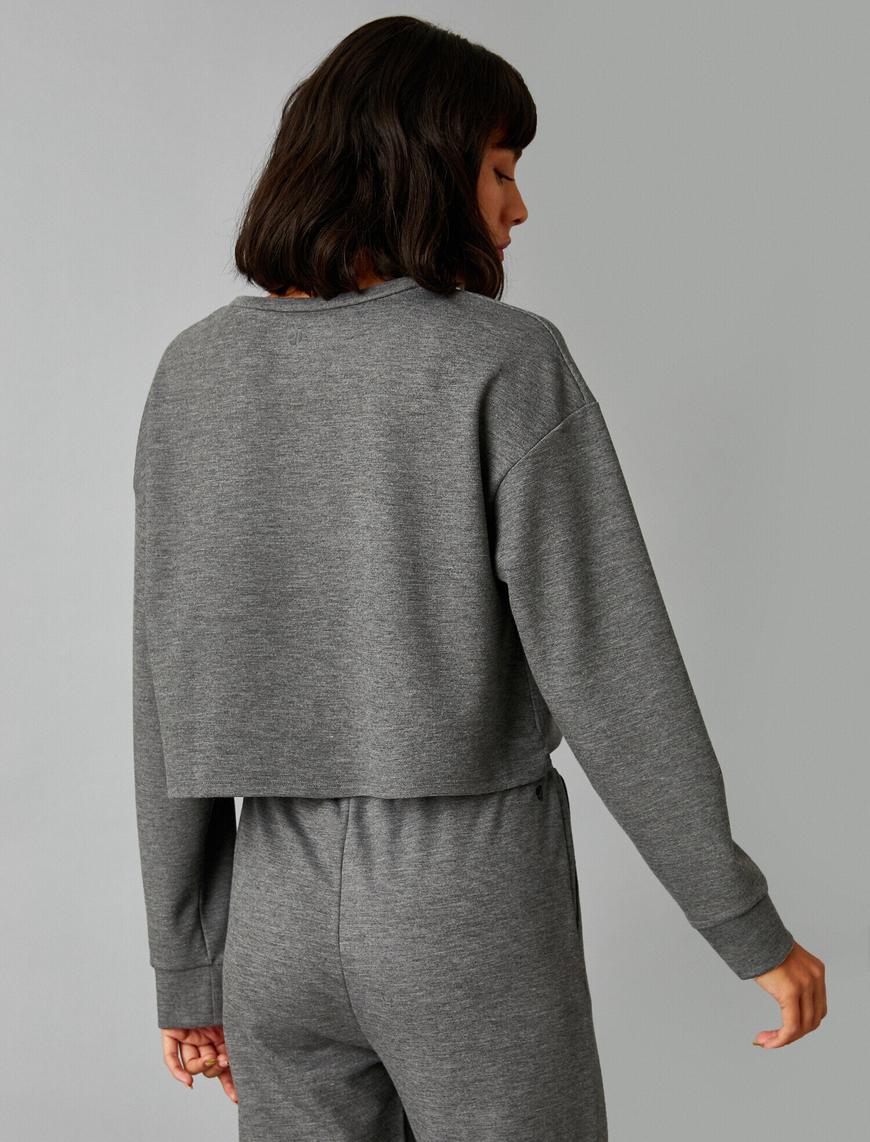   Basic Sweatshirt Uzun Kollu