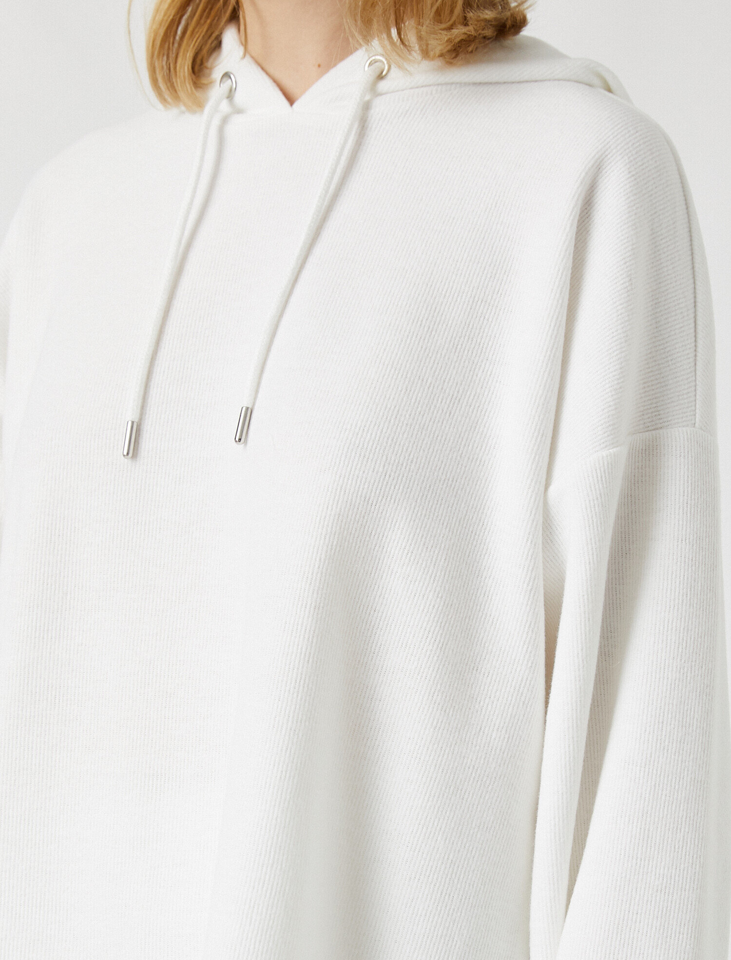 Pamuklu Kapüşonlu Sweatshirt