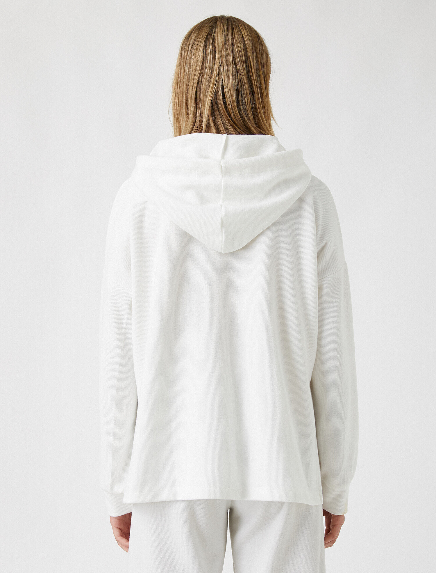 Pamuklu Kapüşonlu Sweatshirt