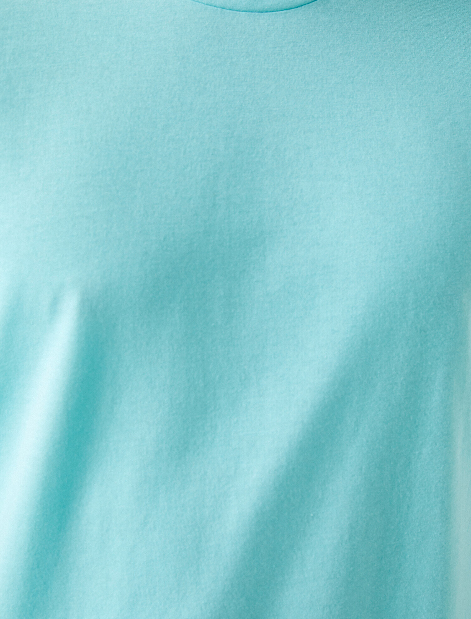   Bisiklet Yaka Tişört Pamuklu