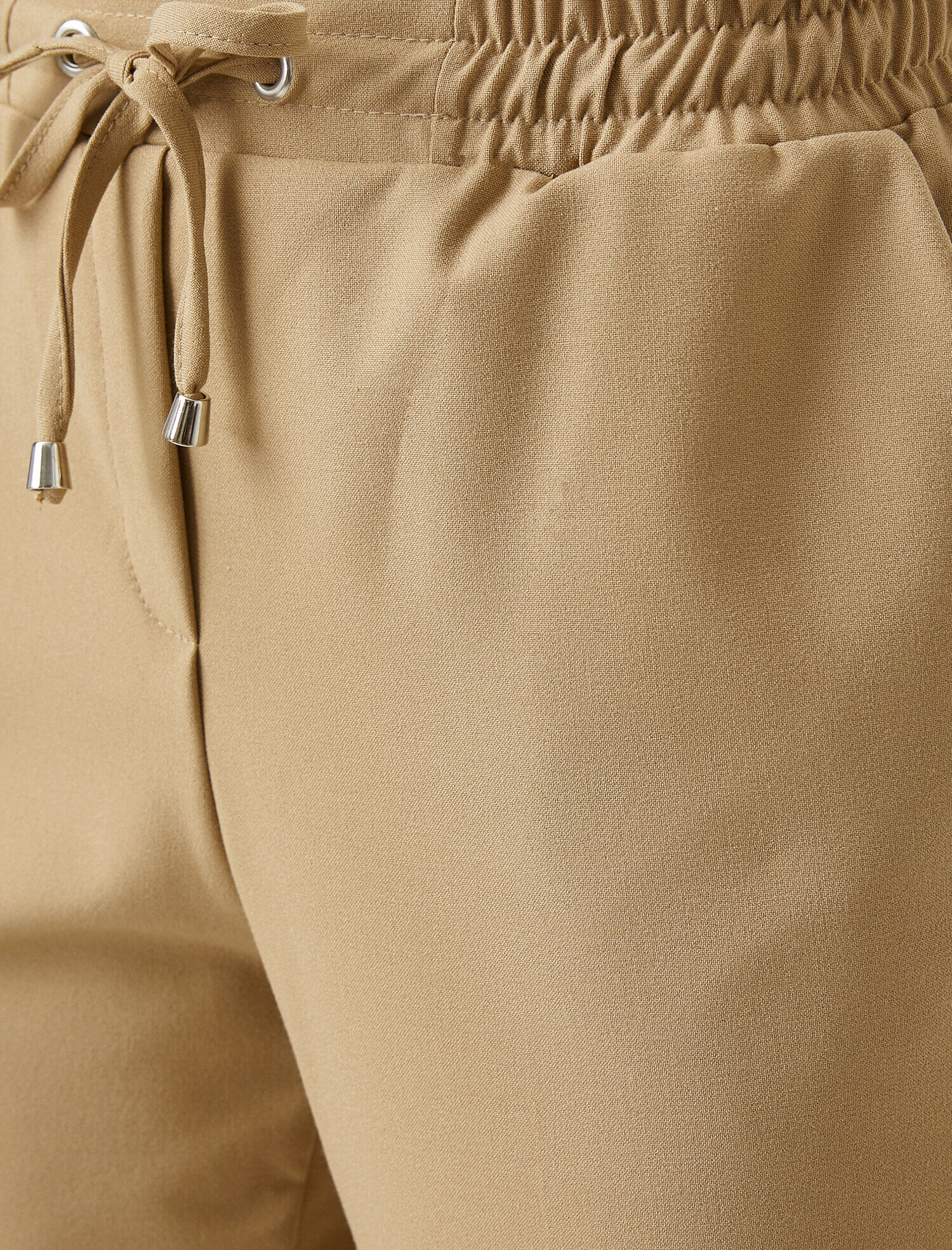   Beli Bağlamalı Pantolon Rahat Kesim