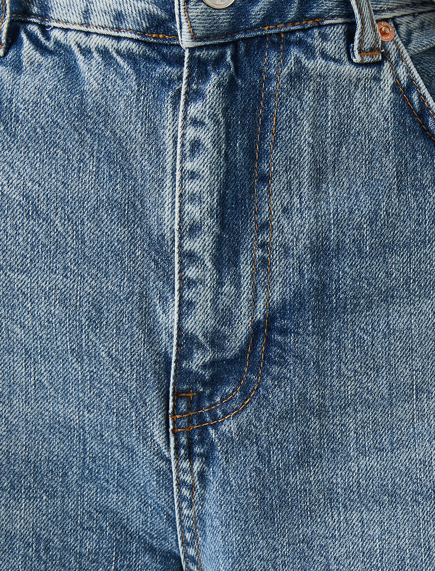   Bol Paça Yüksek Bel Kot Pantolon - Bianca Jean